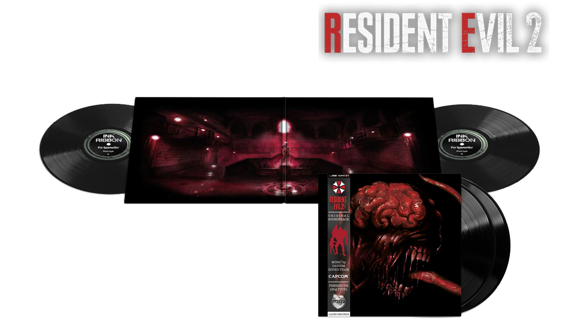 Resident Evil 2 Official Soundtrack - 2 Black LP - flash vidéo
