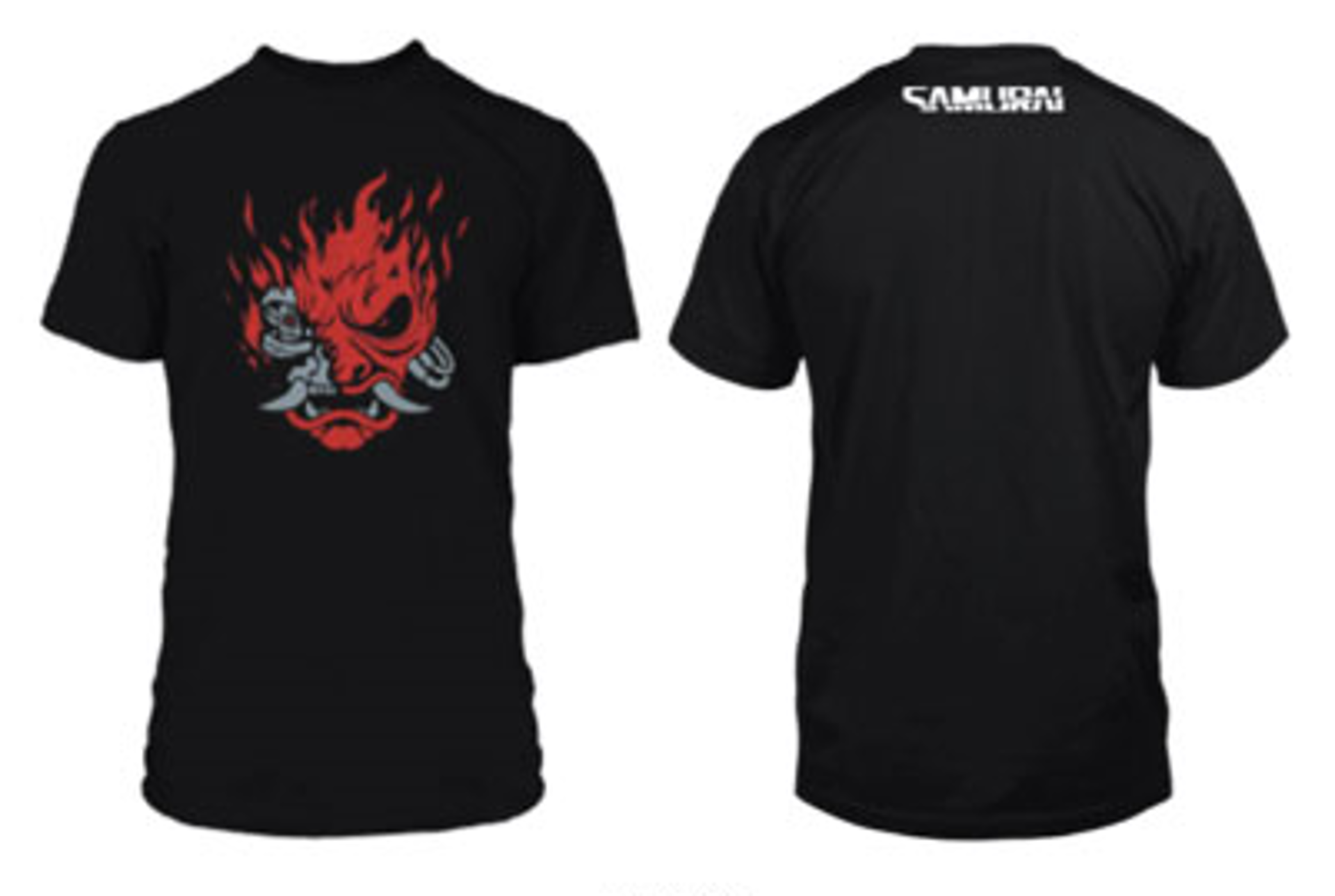 Cyberpunk 2077 - Samurai Black T-Shirt - L - flash vidéo