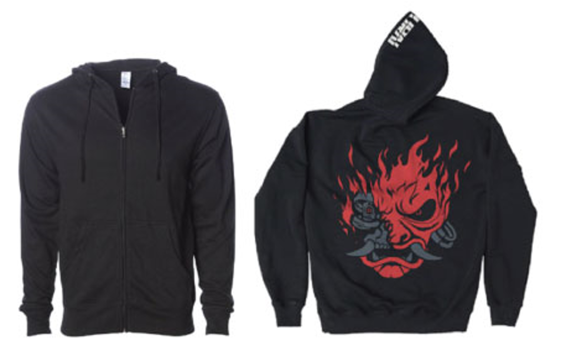 Cyberpunk 2077 - Samurai Black Hoodie - XL - flash vidéo