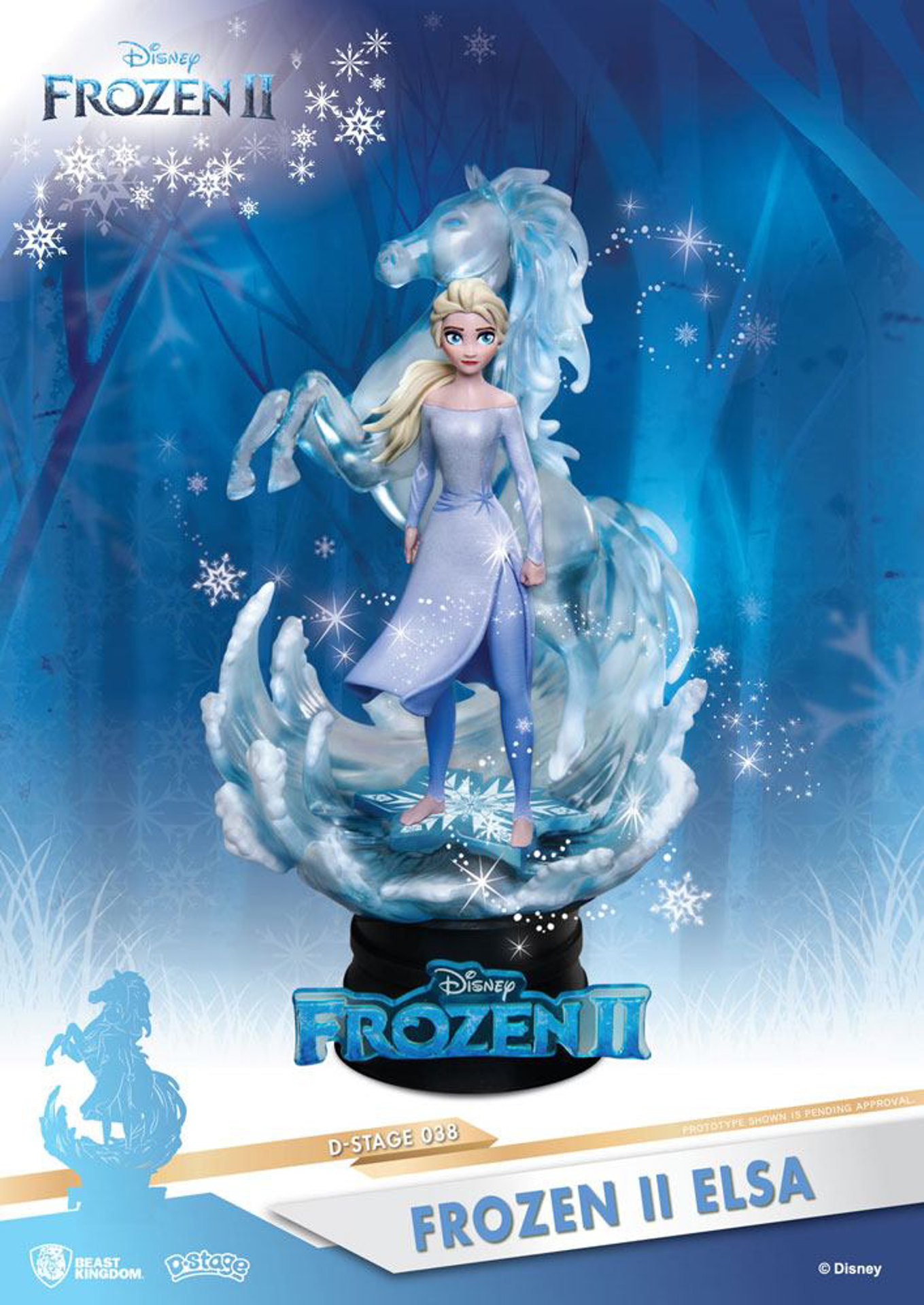 Disney - Frozen 2 Elsa D-Stage Diorama 15cm - flash vidéo