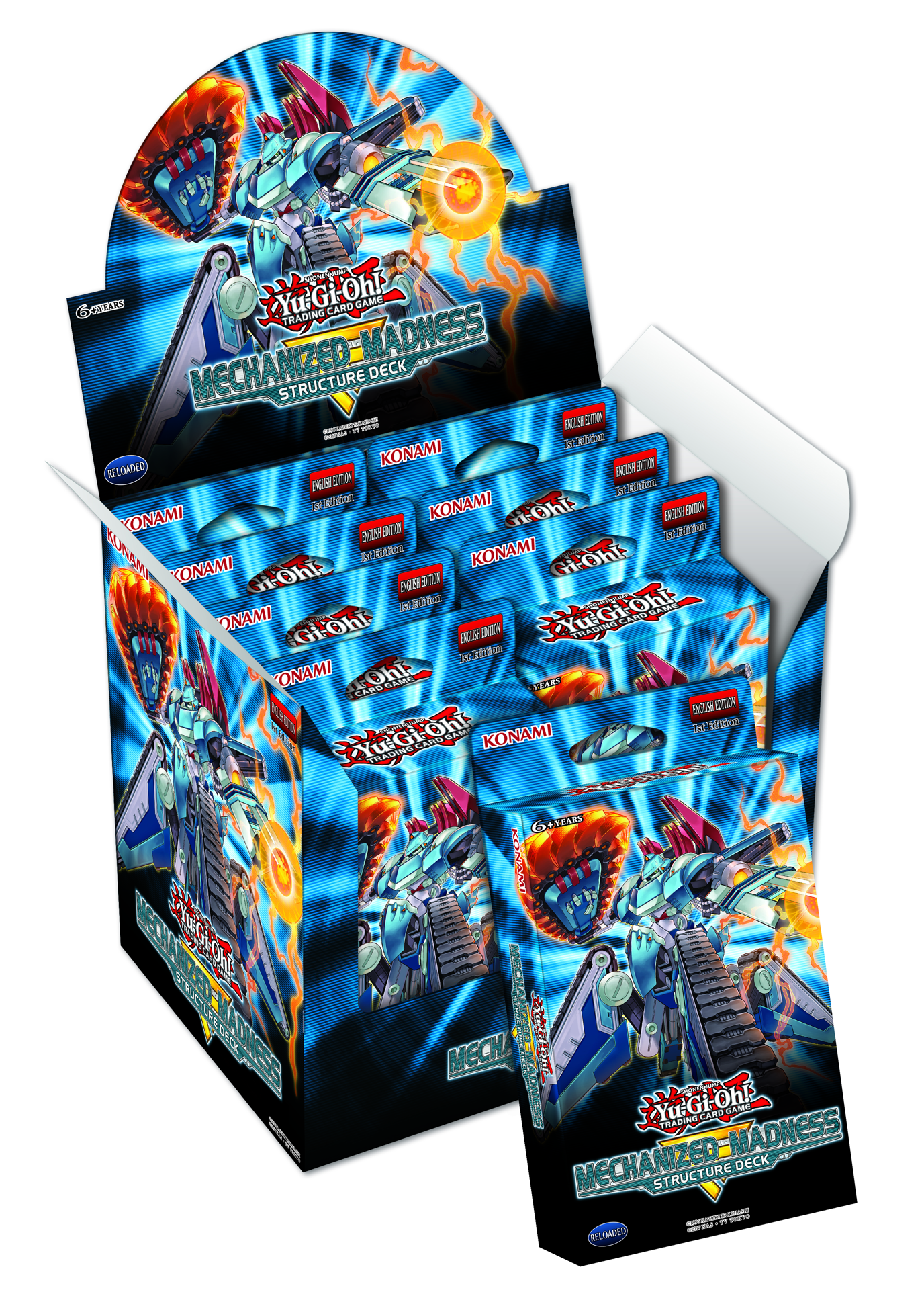 Yu-Gi-Oh! TCG Structure Deck Mechanized Madness (Decks x8) - flash vidéo
