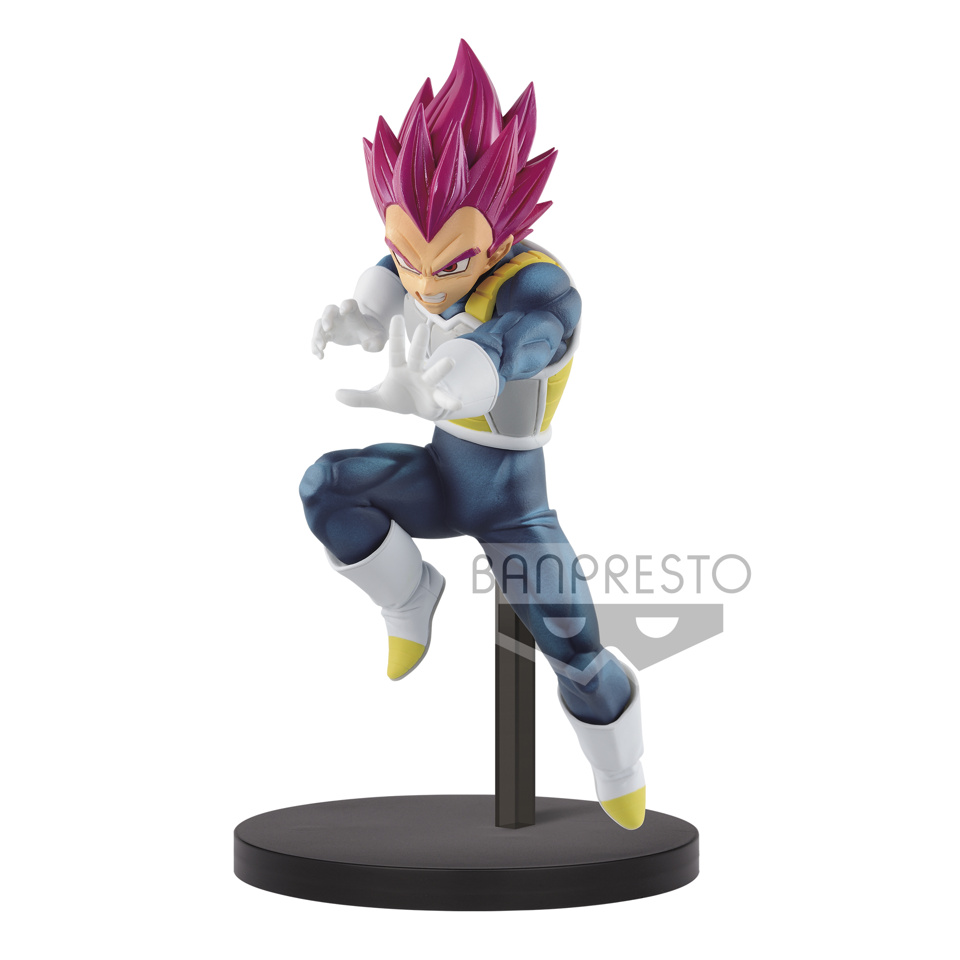 § Dragon Ball Super - Vegeta Super Saiyan God Figure 13 cm - flash vidéo