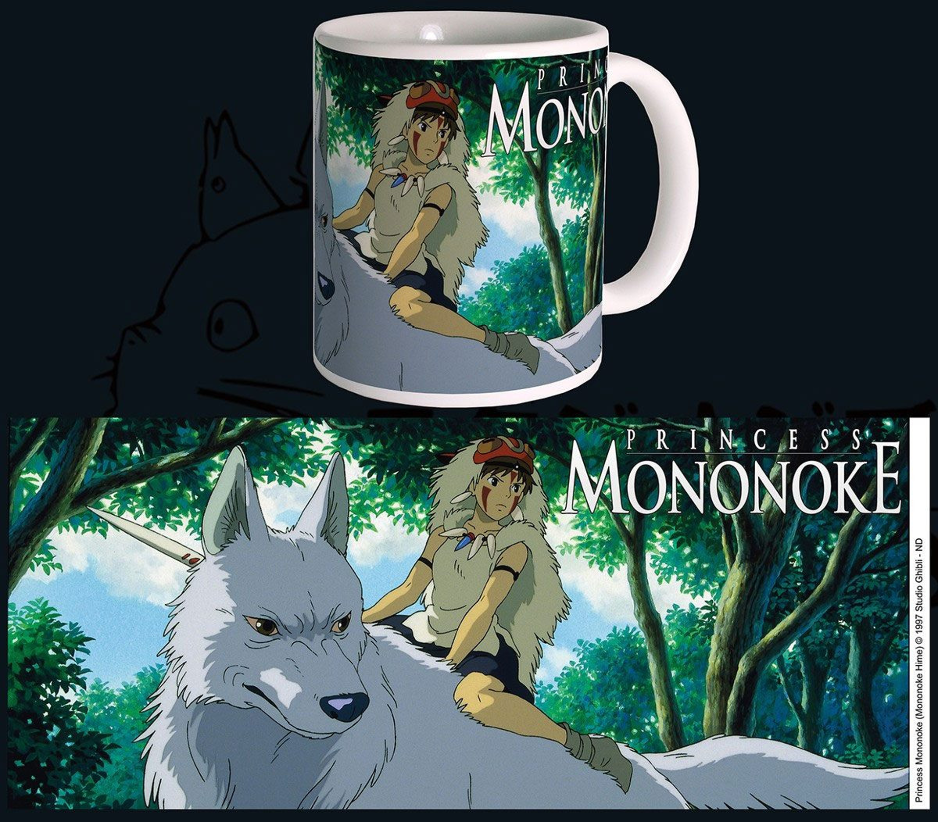 Ghibli - Princesse Mononoke Mug 340ml - flash vidéo