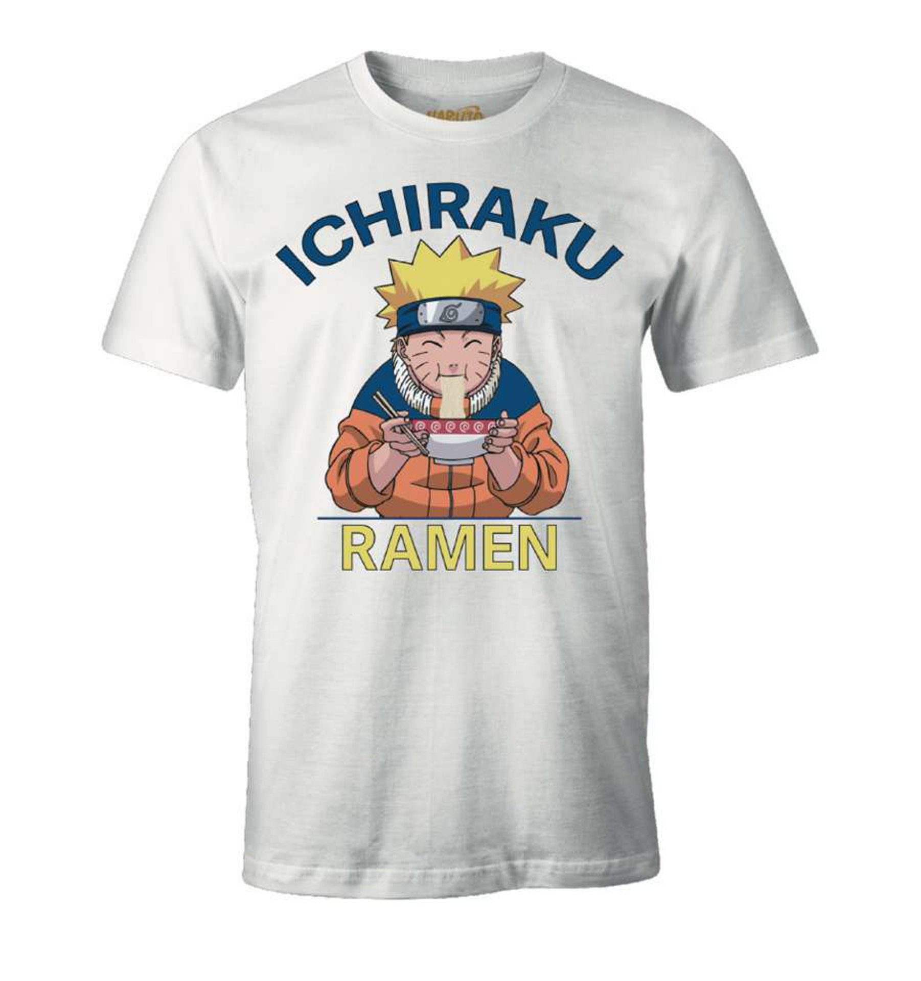 Naruto - Ichiraku Ramen - T-Shirt Blanc Pour Hommes - XL - flash vidéo