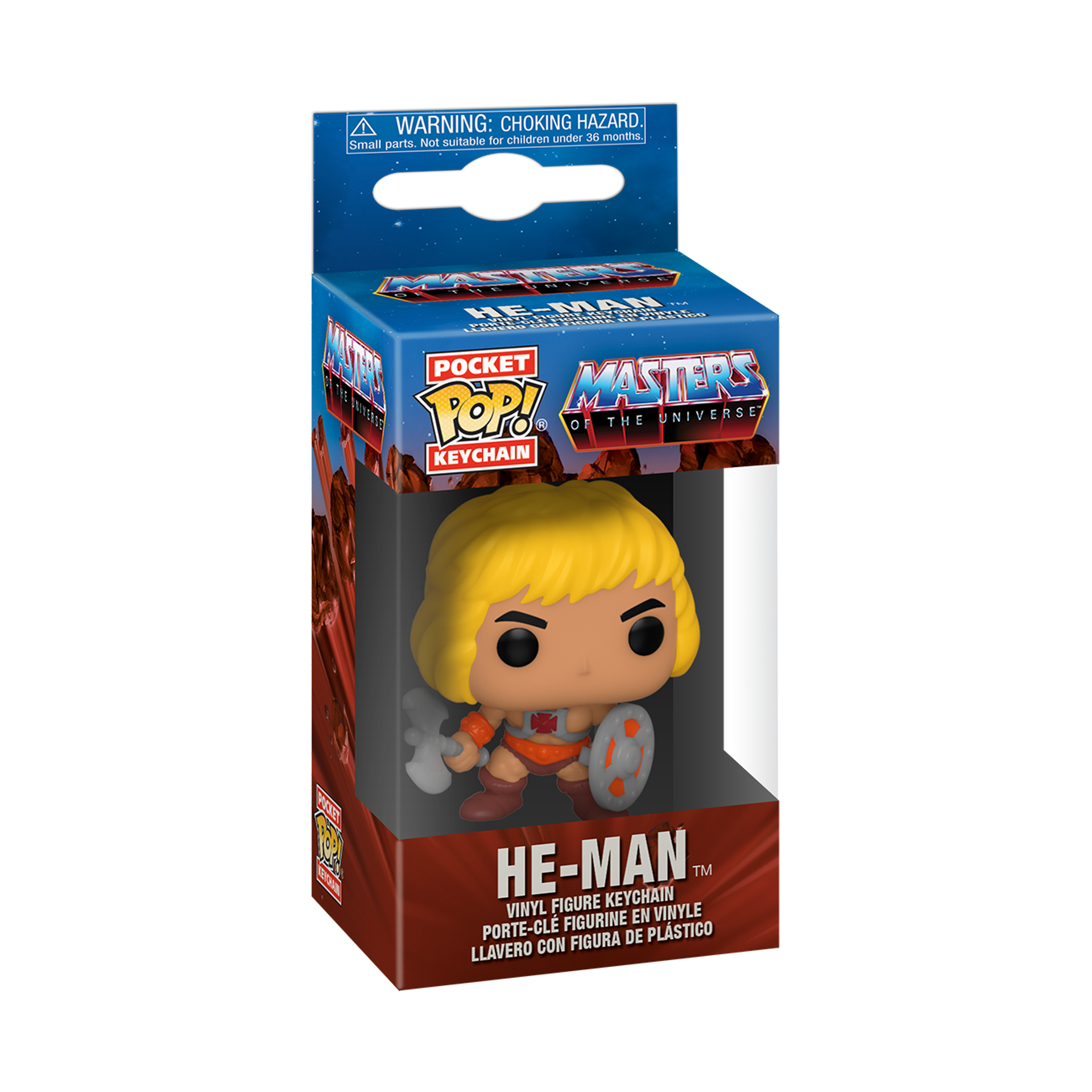Funko Pocket Pop! Keychain: Masters of the Universe - He-Man ENG Merchandising - flash vidéo