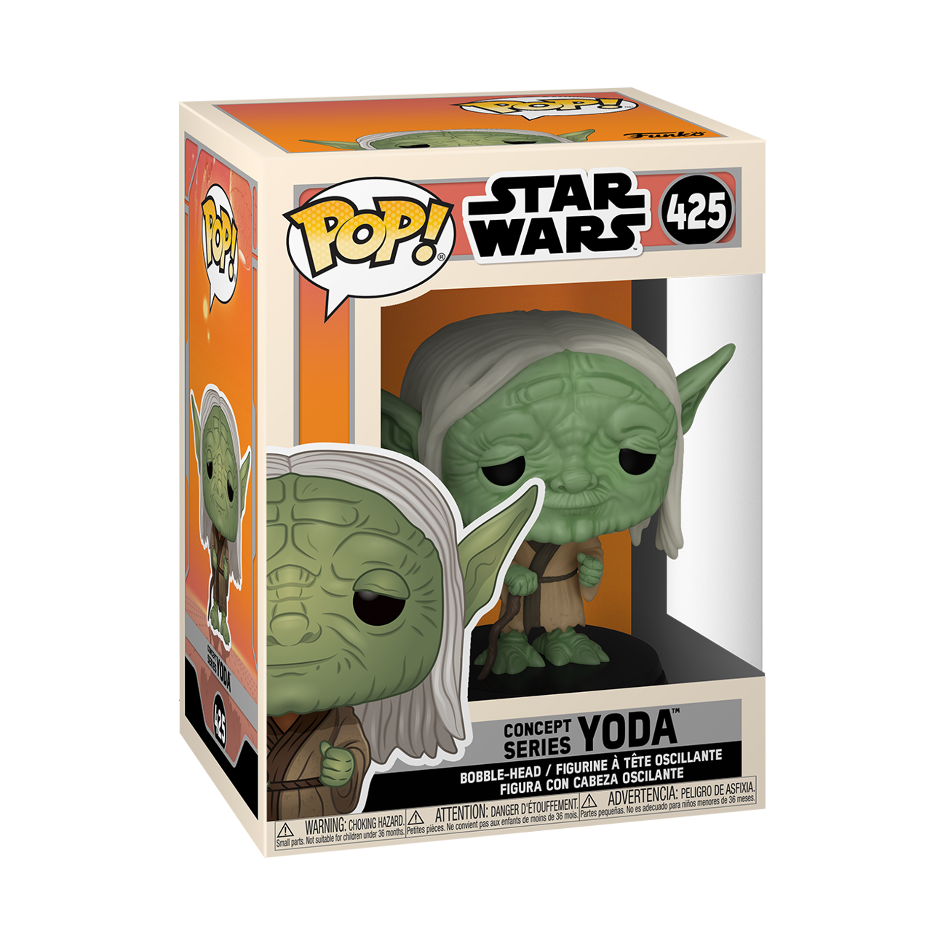 Funko Pop! Star Wars: Concept Series - Yoda ENG Merchandising - flash vidéo