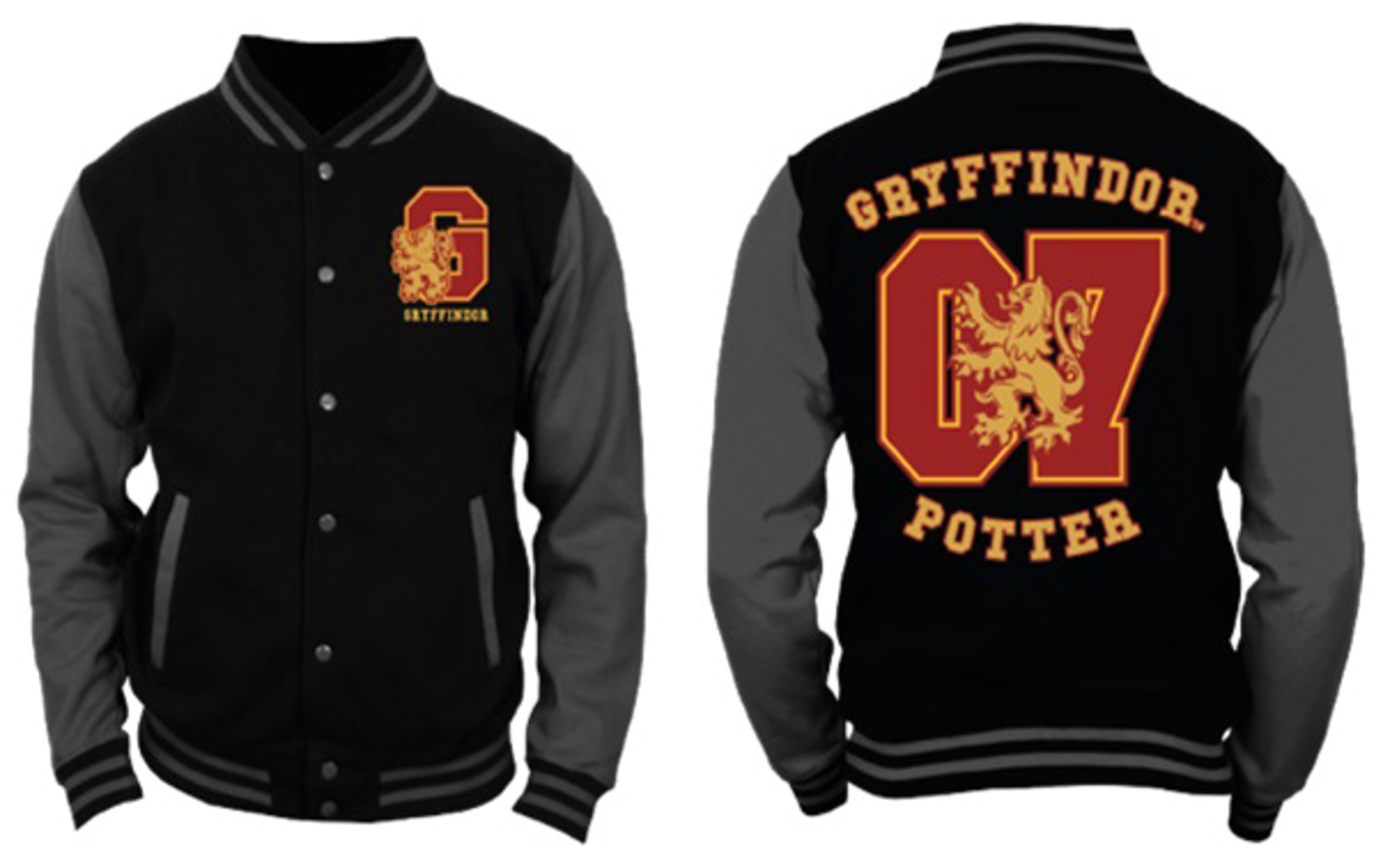 Harry Potter - Veste Noire et Grise pour Hommes - Gryffondor Potter - L - flash vidéo