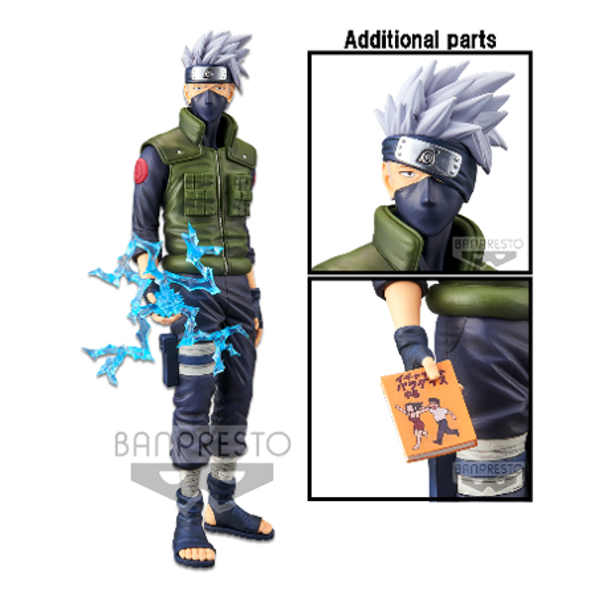 Naruto Shippuden - Nero Grandista Hatake Kakashi Figure 29cm - flash vidéo