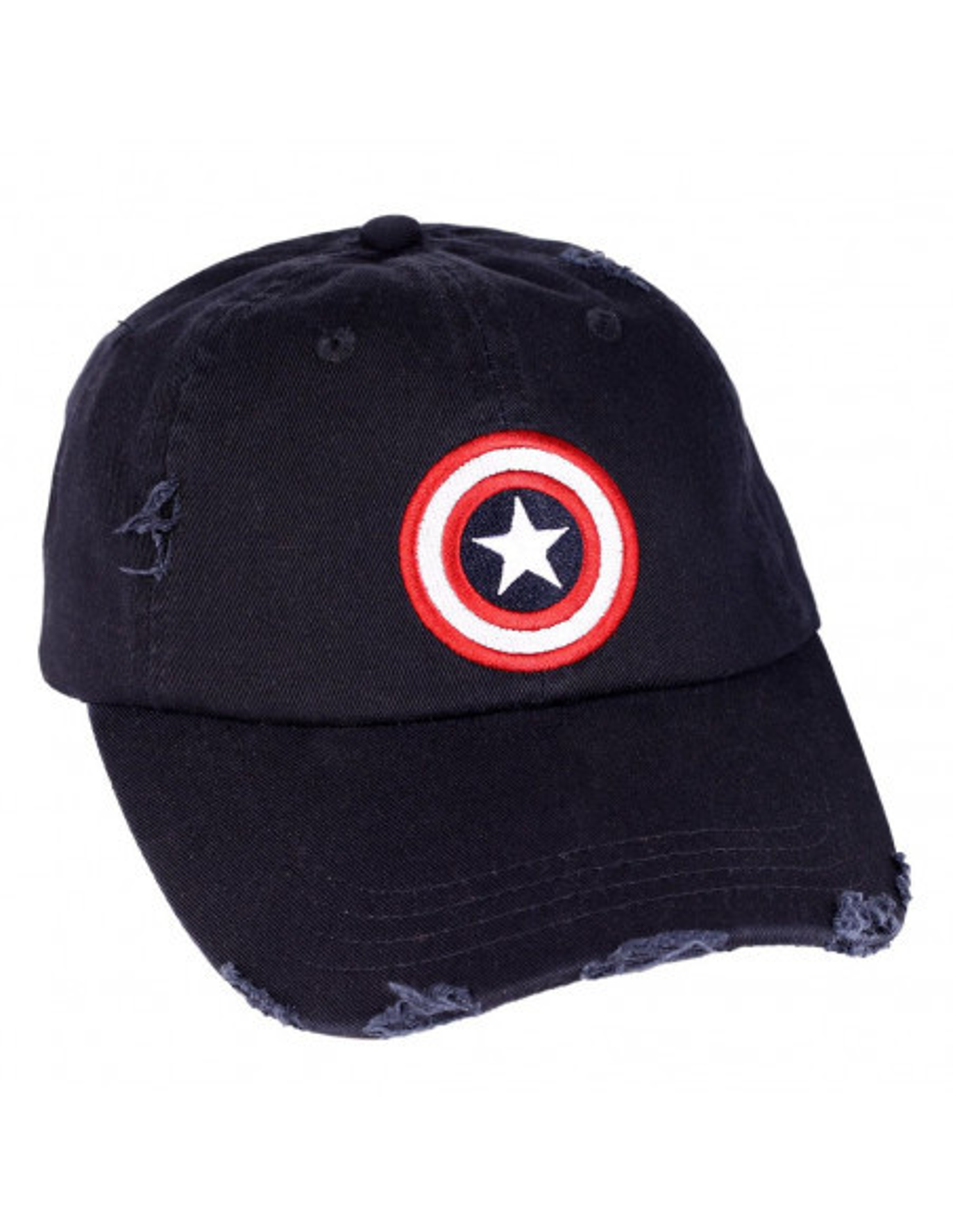 Marvel - Casquette Vintage Captain America Noir - flash vidéo
