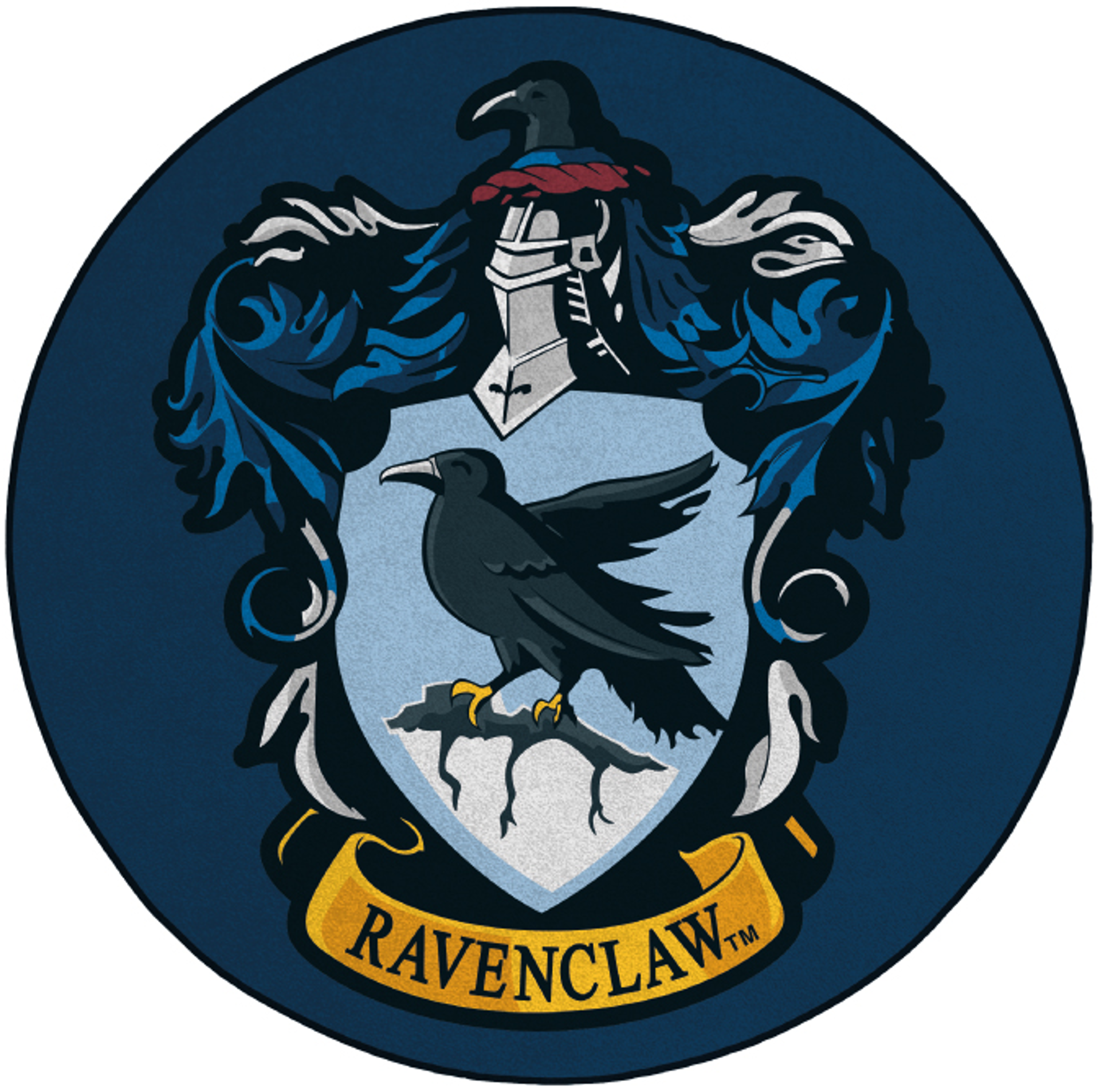 § Harry Potter - Ravenclaw Interior Circular Floor Mat - flash vidéo