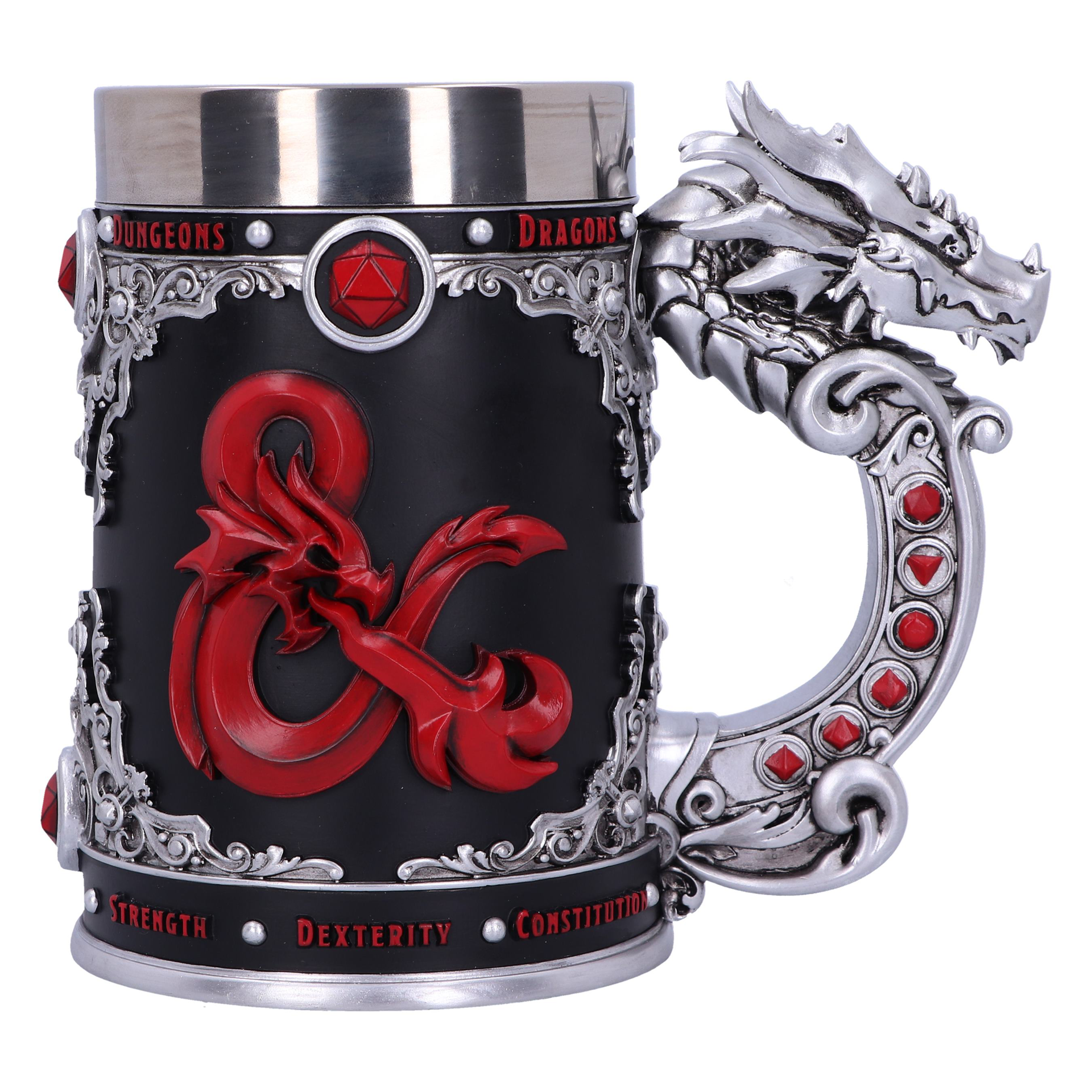 Donjons et Dragons - Chope Logo 15.5cm - flash vidéo