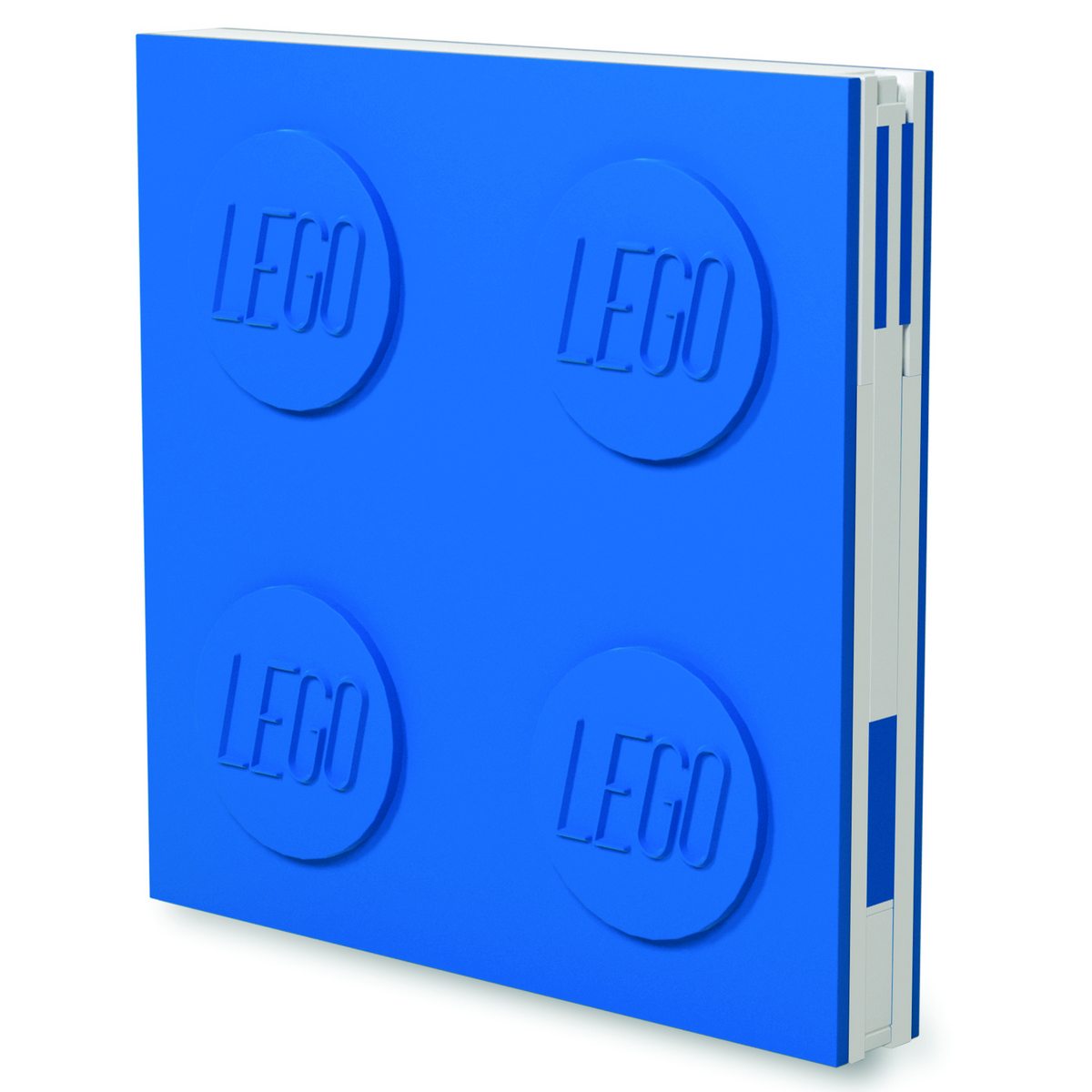 Cahier verrouillable Lego avec stylo gel - Bleu