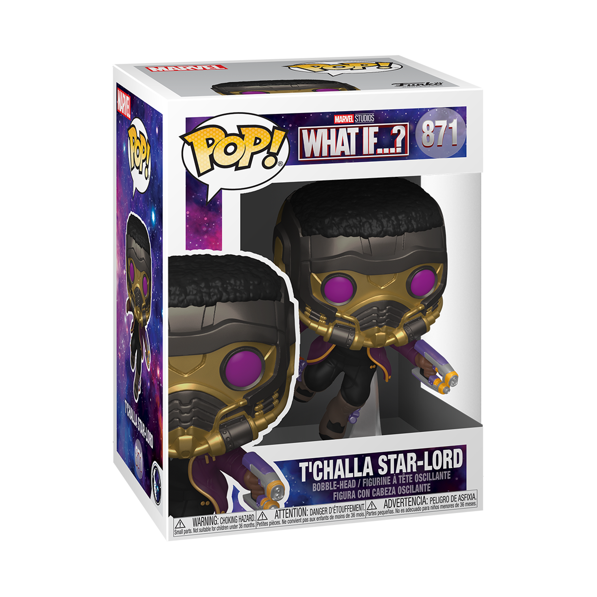 Funko Pop! Marvel: What If...? - T'Challa Star-Lord ENG Merchandising - flash vidéo