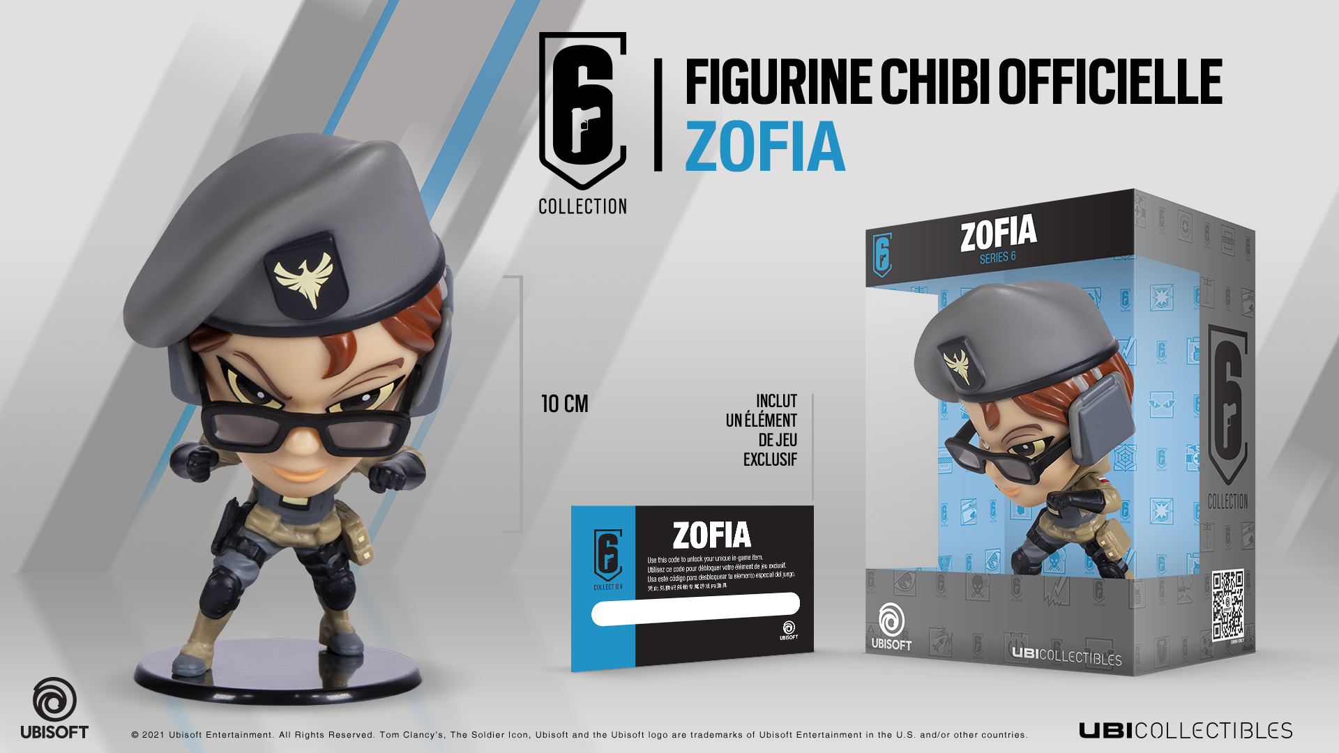 Ubicollectibles Six Collection Série 6 Figurine Chibi Zofia 10cm - flash vidéo