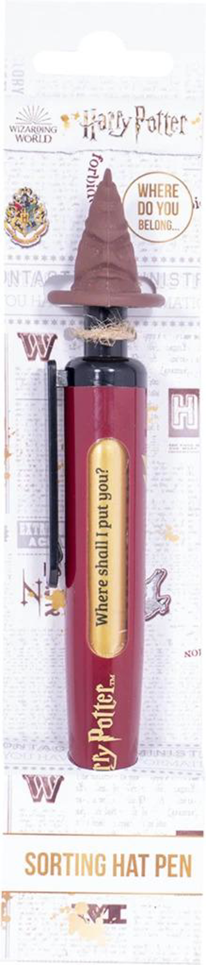 Harry Potter - Stylo-bille Choixpeau Blason de Poudlard - flash vidéo