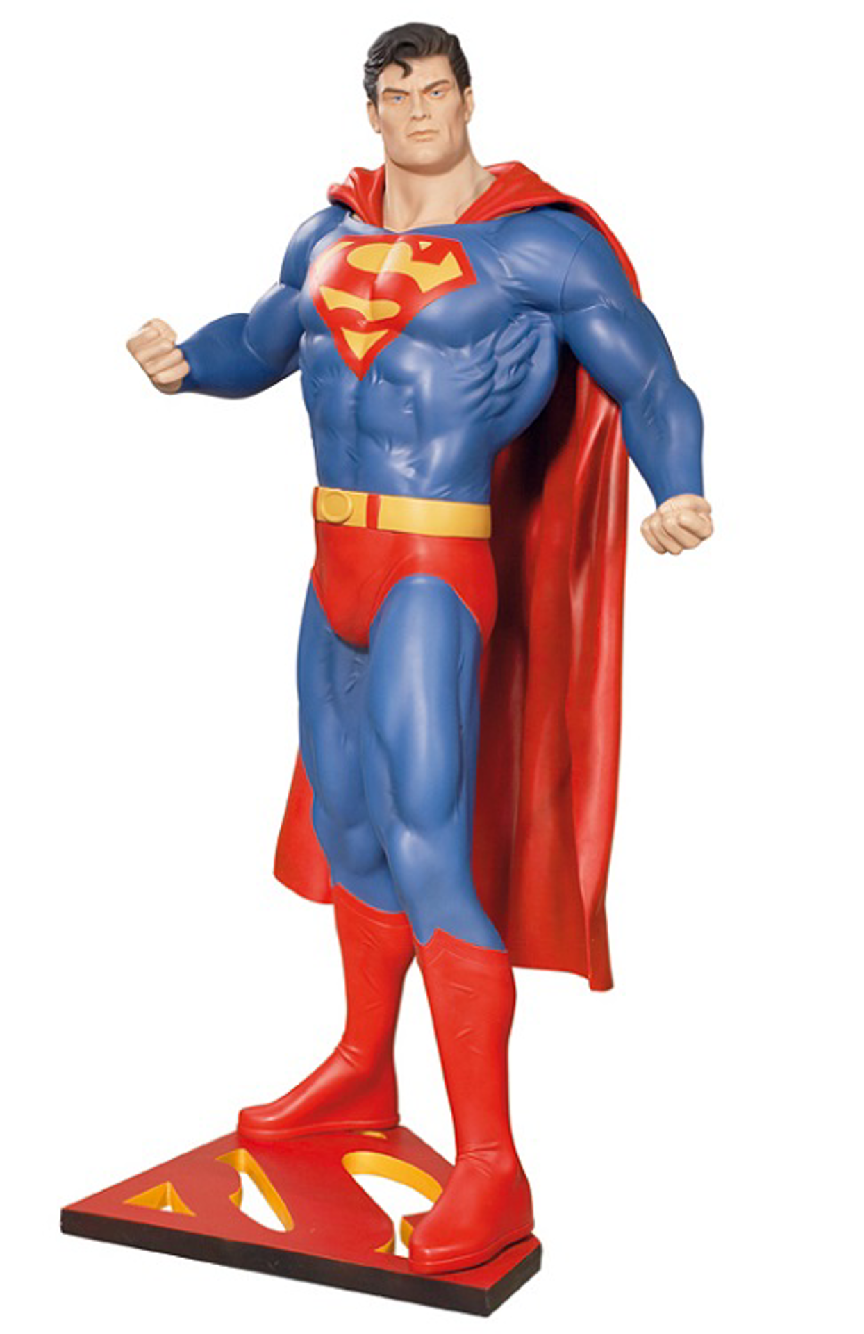 Superman - Statue taille réelle Superman classique (Base incluse) - flash vidéo