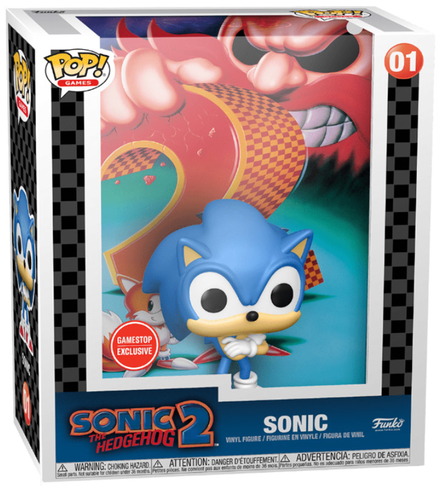 Funko Pop! Game Cover: Sonic the Hedgehog - US Exclusive ENG Merchandising - flash vidéo