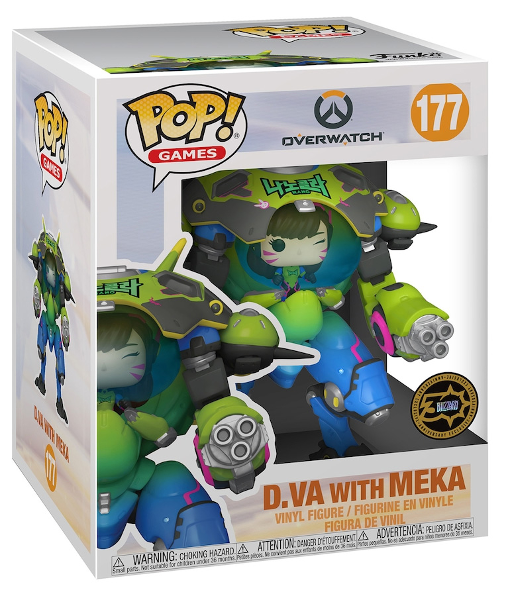 Funko Pop! Super: Overwatch - D.Va with Meka 6" (Nano Cola) Super Sized Pop! - US Exclusive - flash vidéo