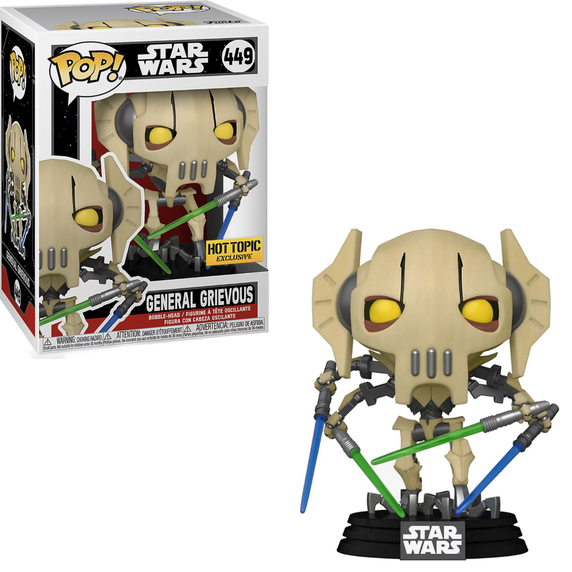 Funko Pop! Star Wars: General Grievous - US Exclusive - flash vidéo