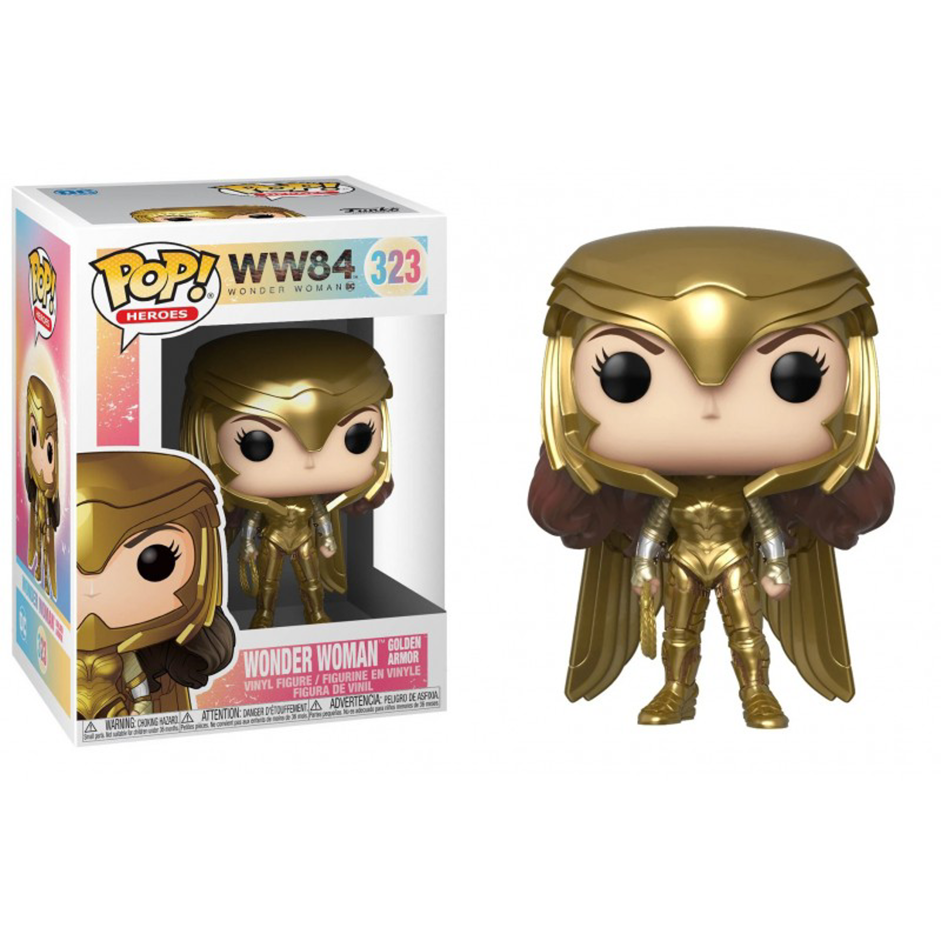 Funko Pop! Heroes: WW 1984- WW Gold Power (MT) ENG Merchandising - flash vidéo