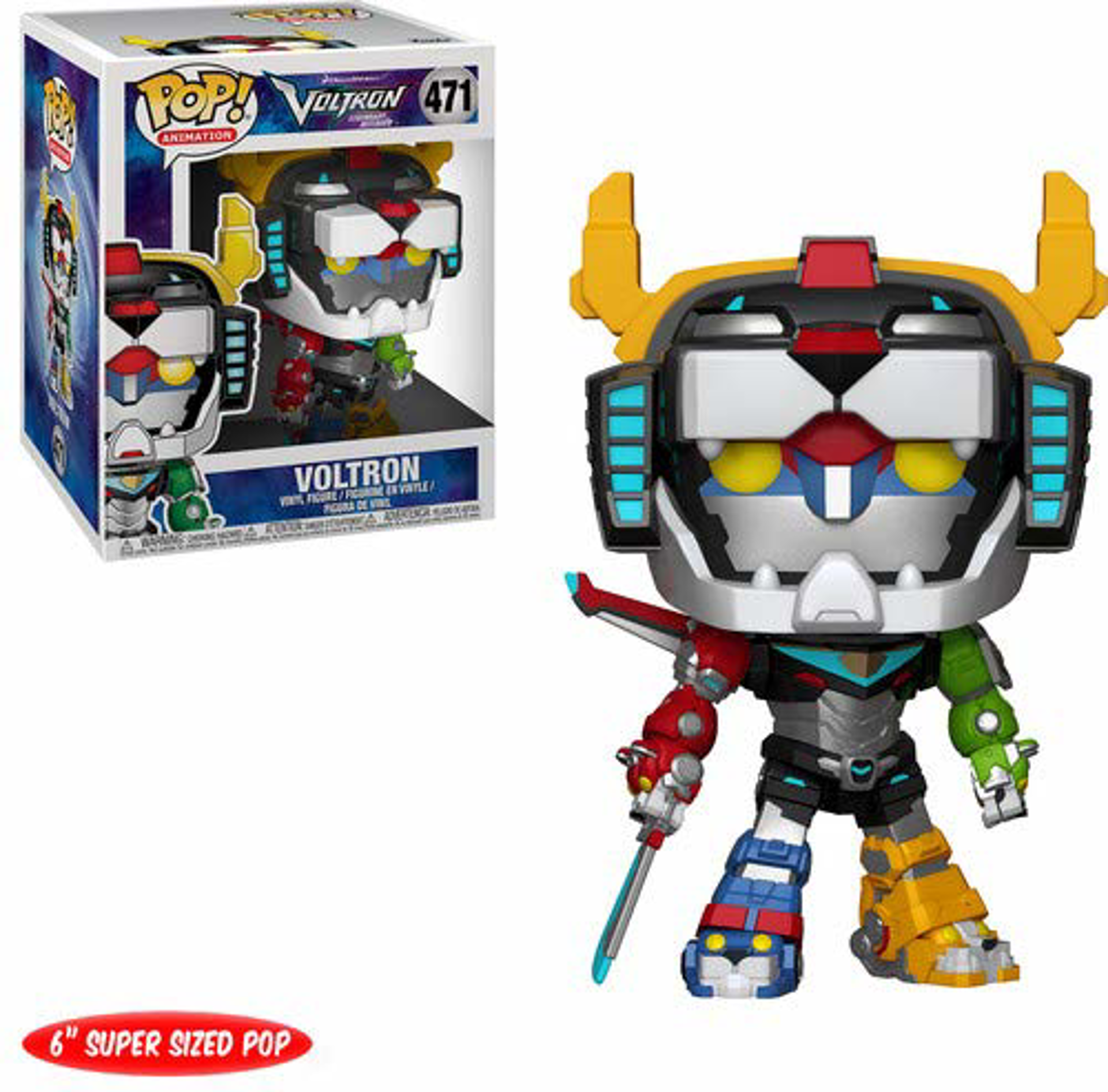 Funko Pop! Vinyl: Voltron: 6" Voltron - flash vidéo