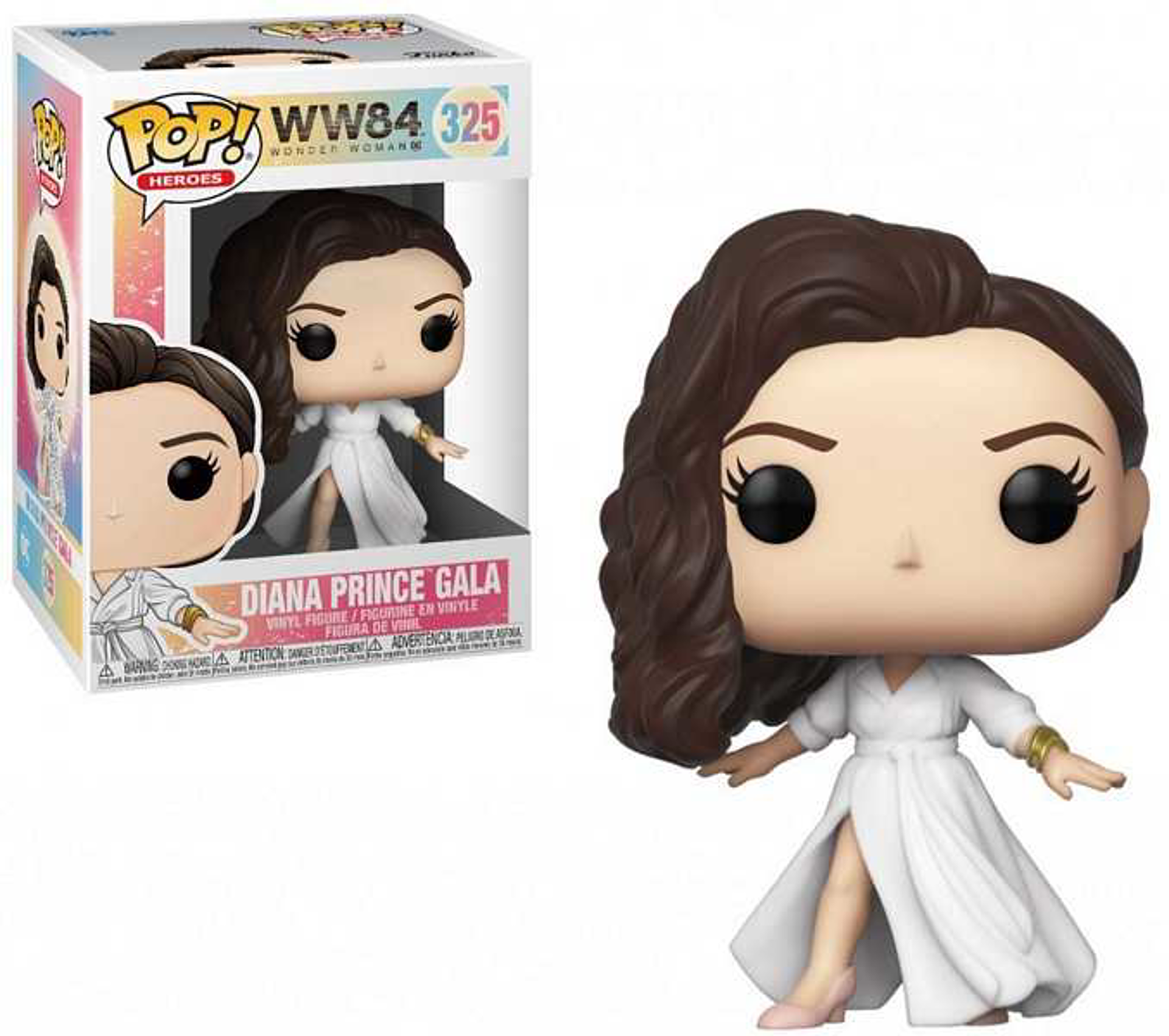 Funko Pop! Heroes: WW 1984- Diana in White Dress - flash vidéo