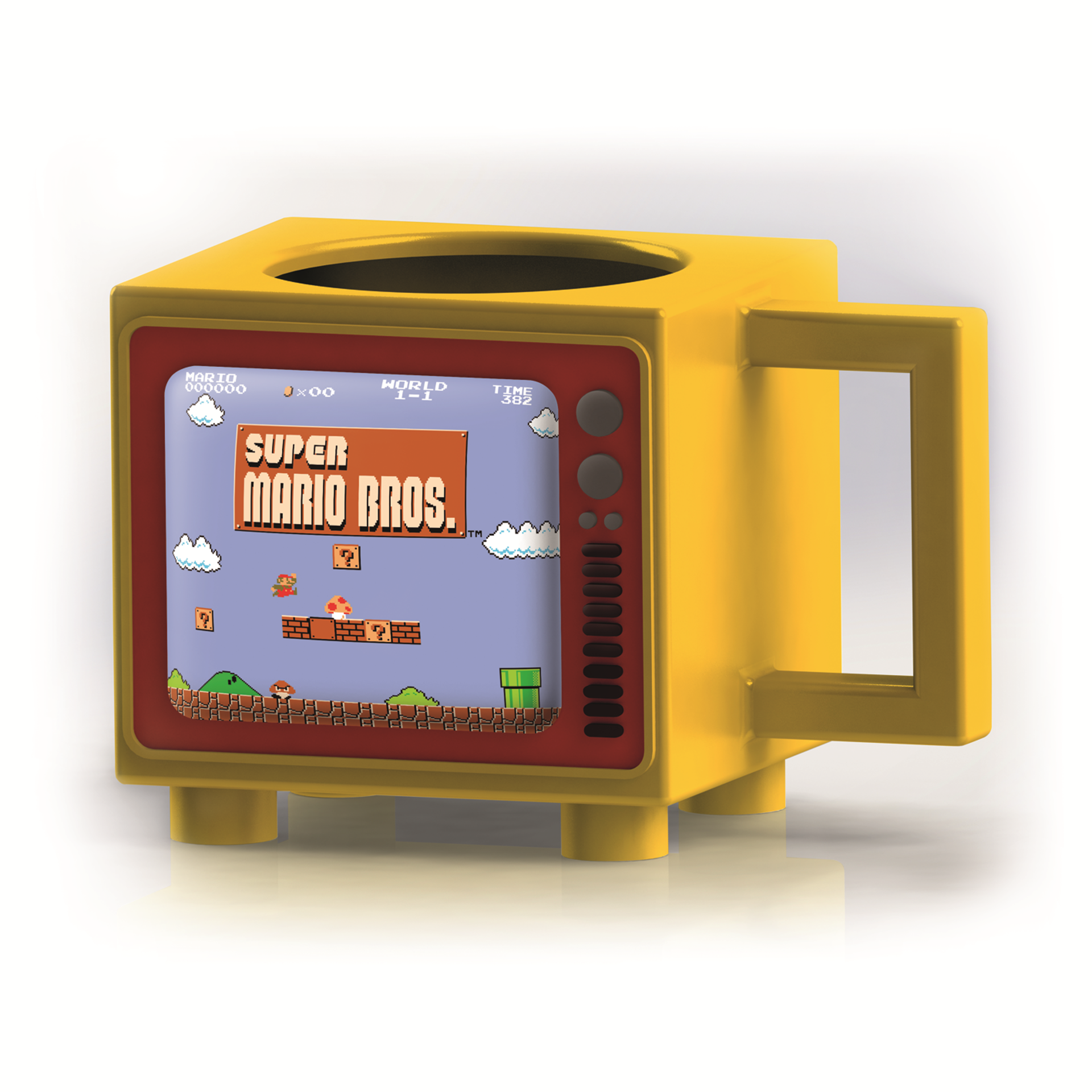 Super Mario - Mug 3D thermoréactif en forme de TV "Like A Boss"