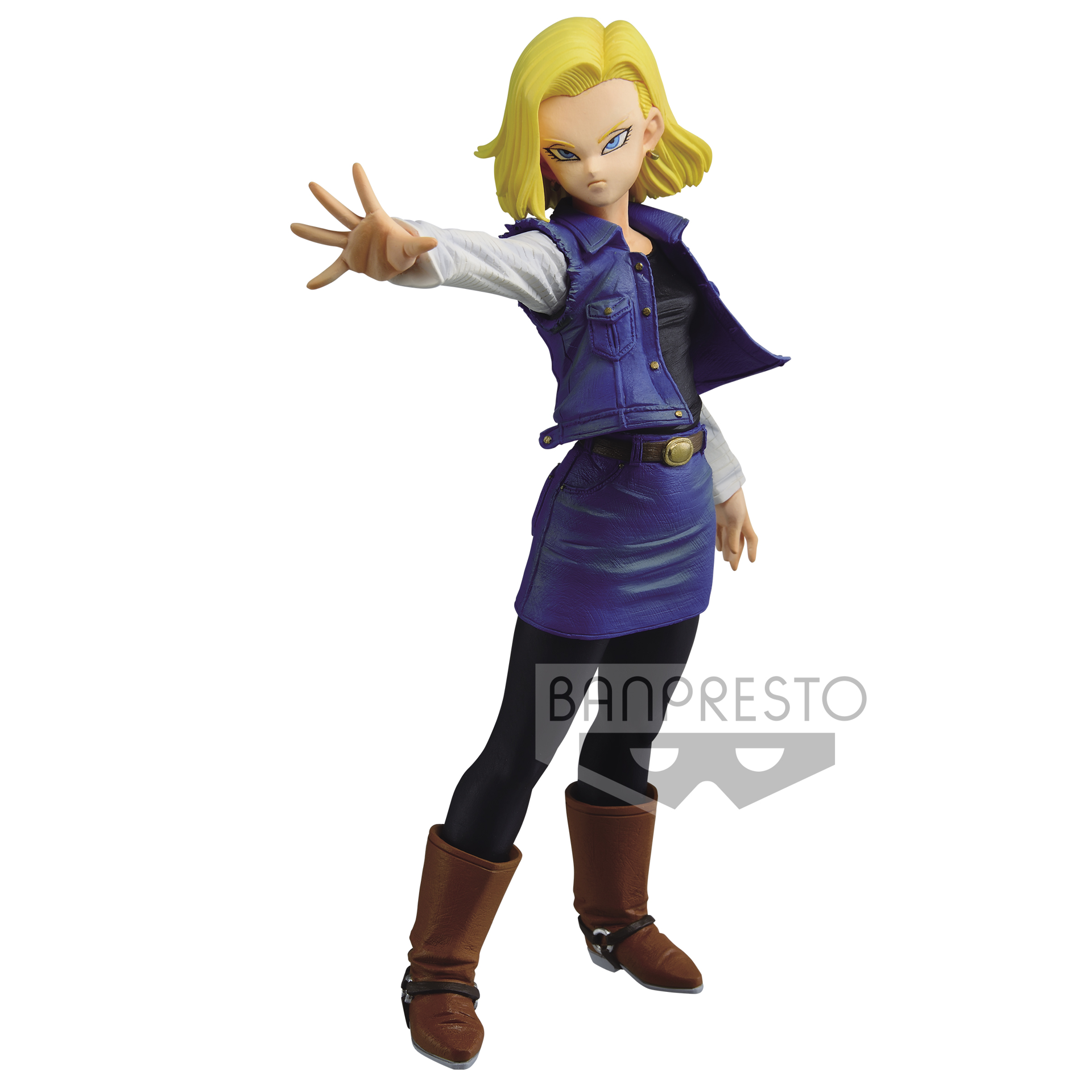 Dragon Ball Z - Match Makers Android 18 Figure 18cm - flash vidéo