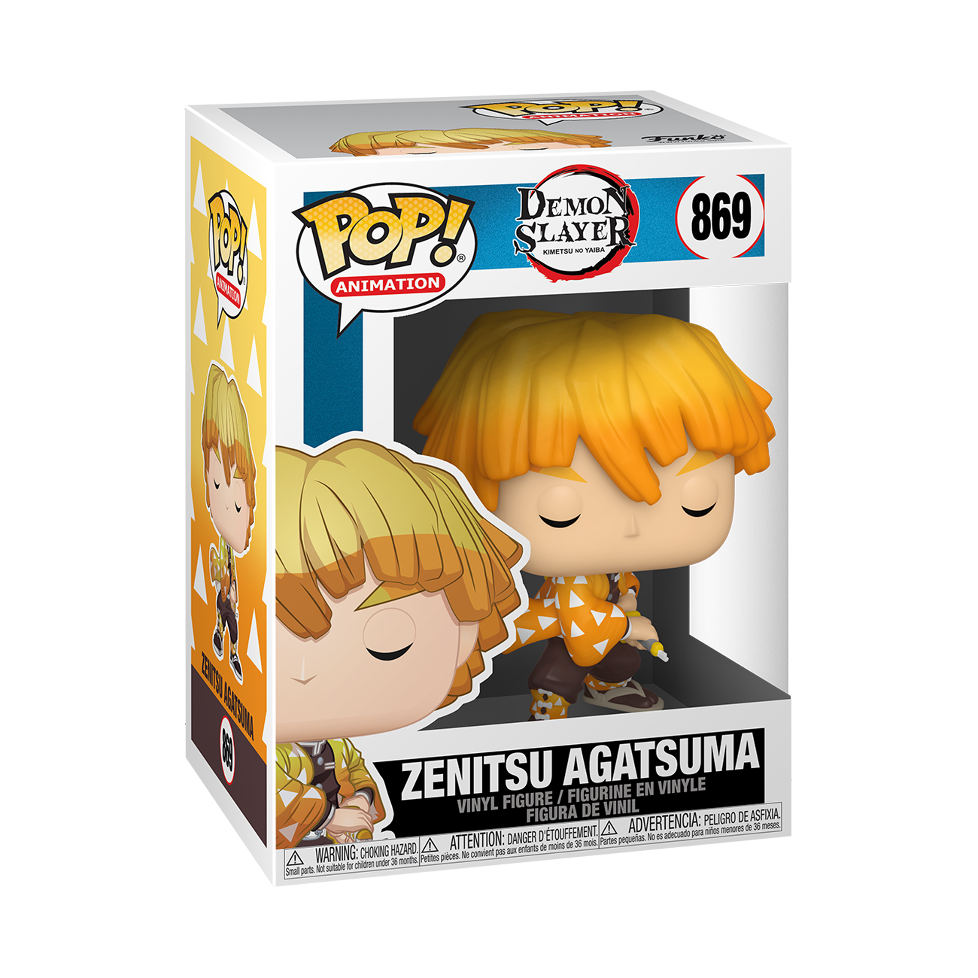 Funko Pop! Animation: Demon Slayer - Zenitsu Agatsuma ENG Merchandising - flash vidéo