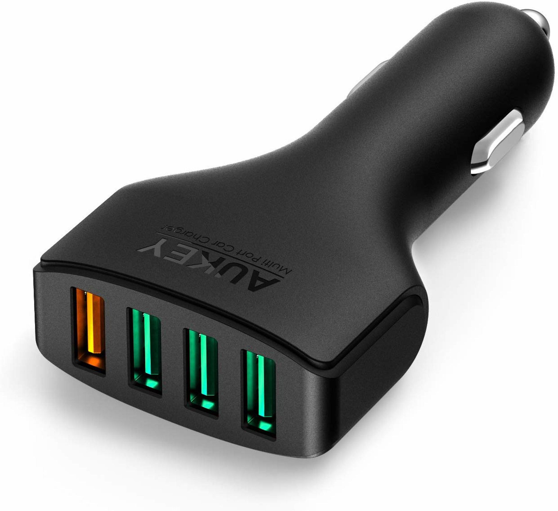 Aukey - Chargeur de voiture 355.5W Quick Charge à 4 ports CC-T9 Expedition Series - flash vidéo