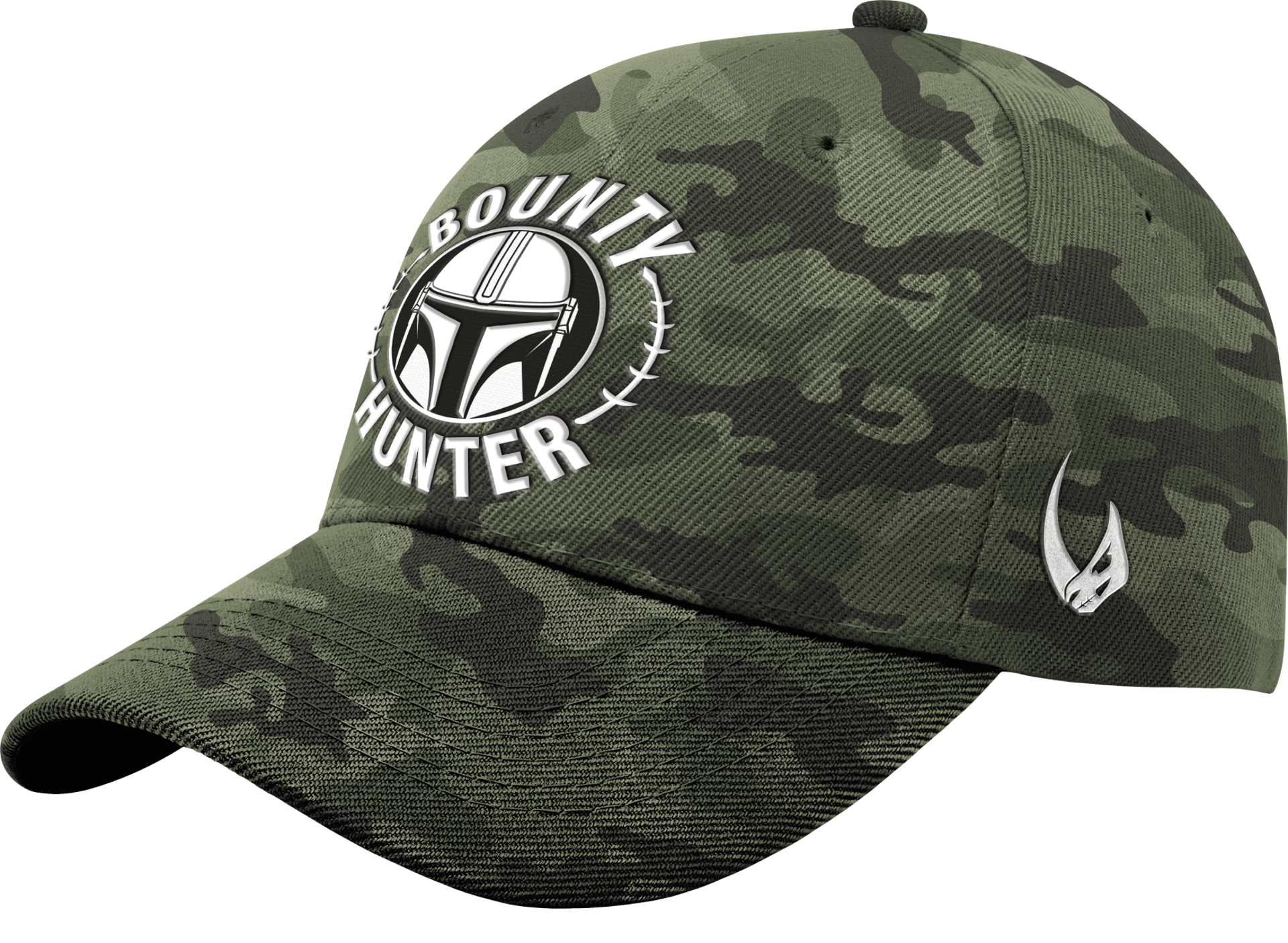 Star Wars: The Mandalorian - Casquette de Baseball "Bounty Hunter" Vert Camo - flash vidéo
