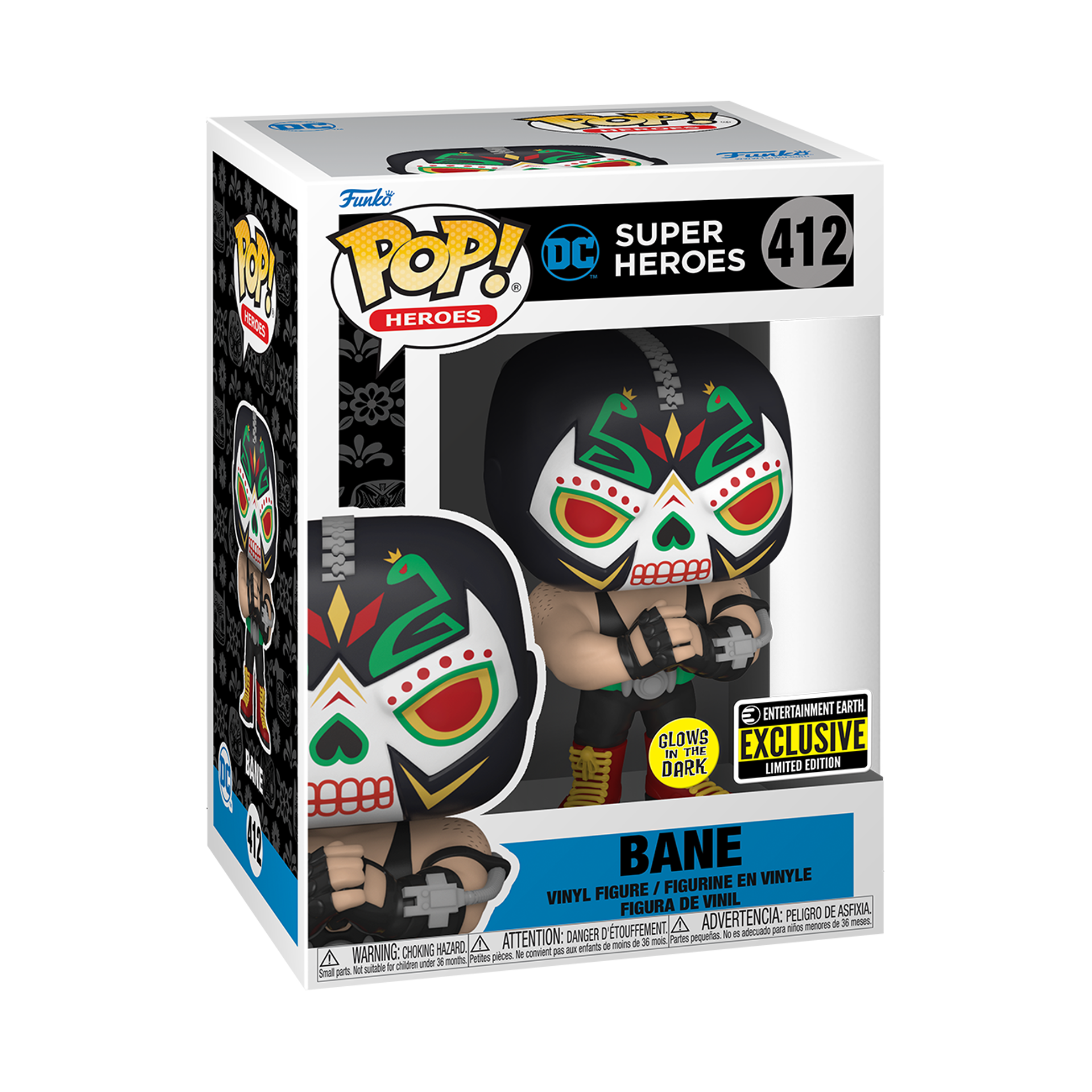 Funko Pop! Heroes: Dia De Los DC - Bane (Glow in the Dark) - US Exclusive - flash vidéo
