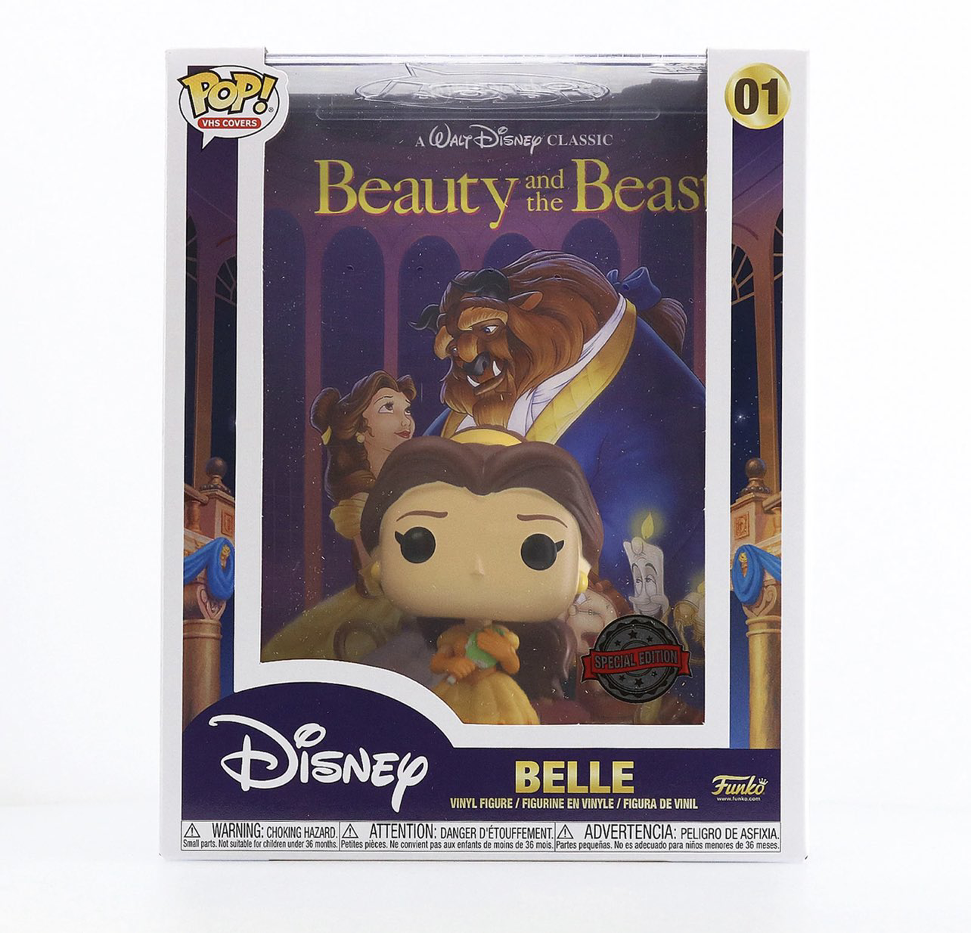 Funko Pop! Disney: VHS Cover - Beauty & the Beast- US Exclusive - CONFIDENTIAL - flash vidéo