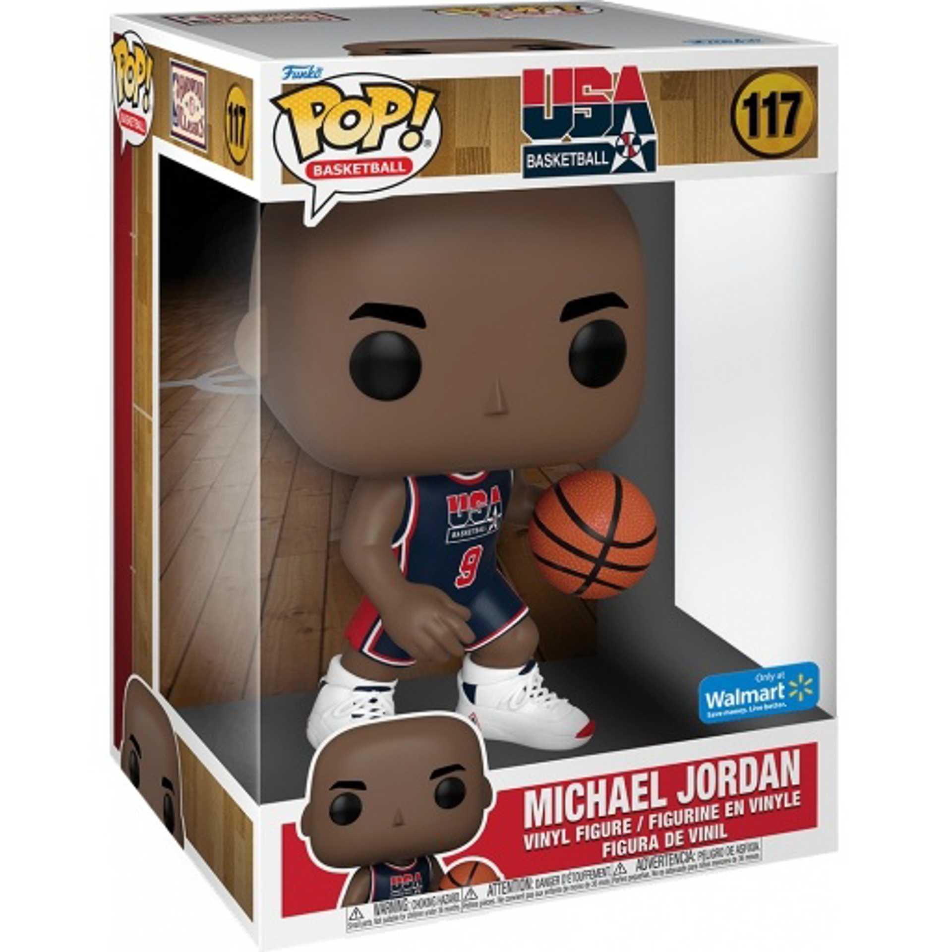 Funko Pop! Jumbo: NBA - Michael Jordan (1992 Team USA Navy Uni) 10" Super Sized Pop! - US Exclusive - flash vidéo