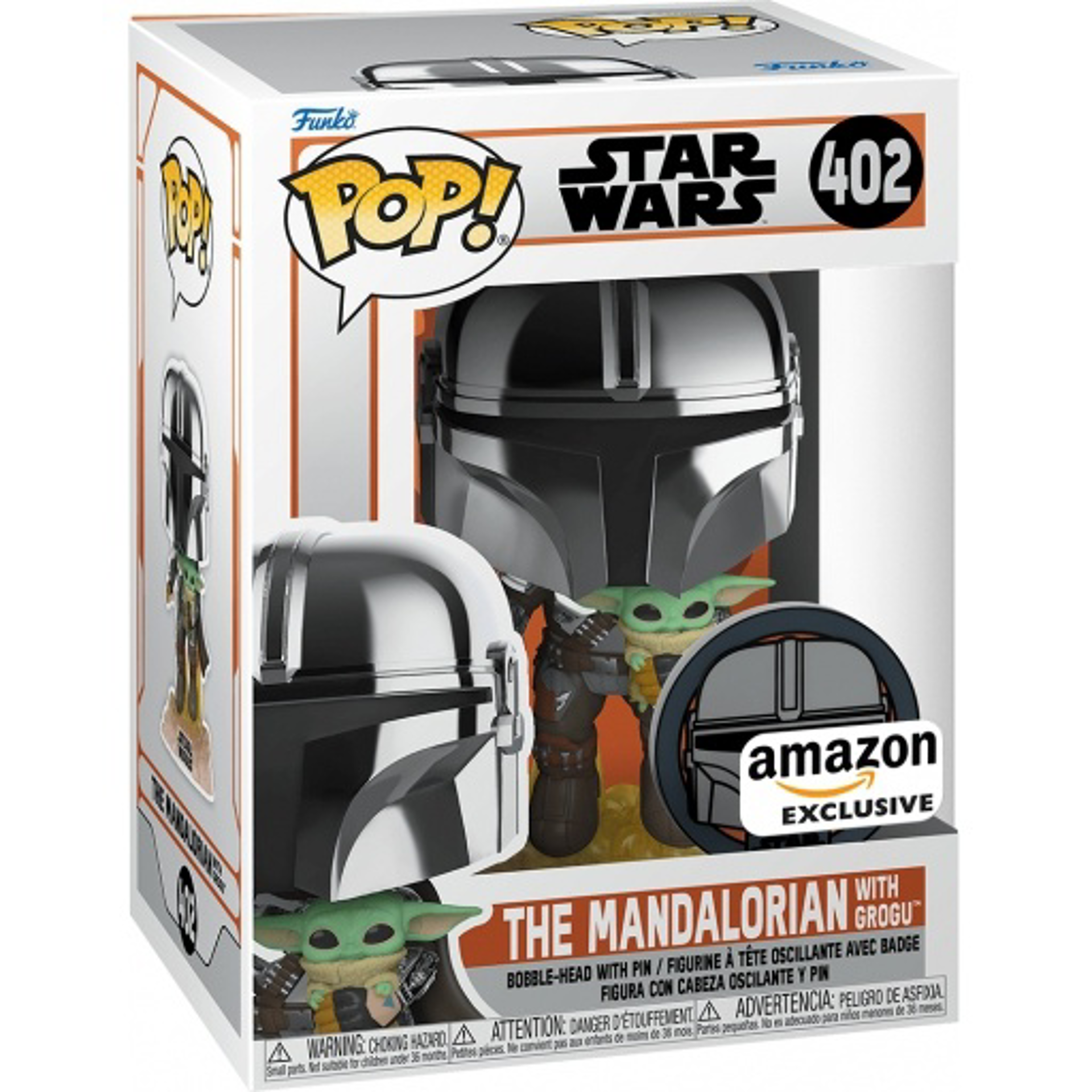 Funko Pop! Star Wars: The Mandalorian with Grogu (with Pin) - US Exclusive - flash vidéo
