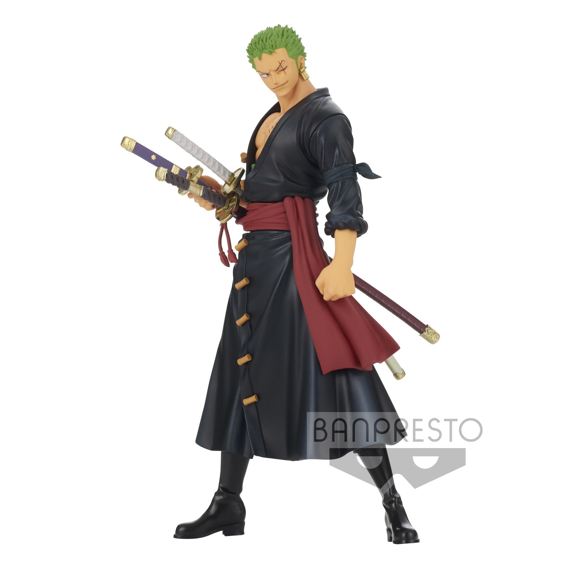 One Piece DXF - The Grandline Men Wanokuni vol.13 Zoro Figure 17cm - flash vidéo