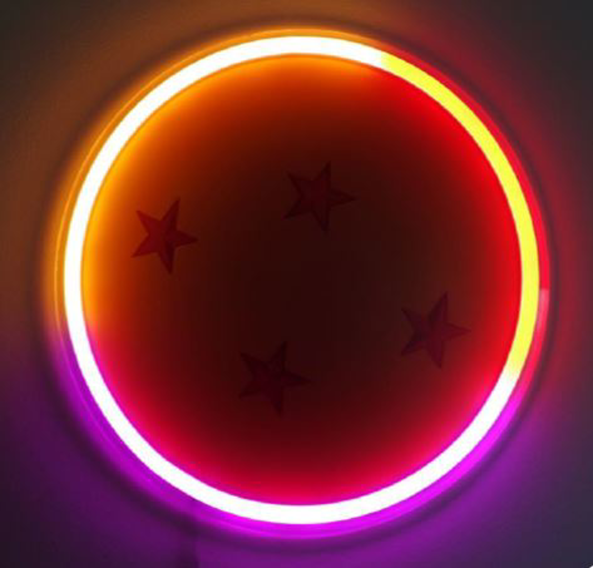 Dragon Ball - Applique murale néon Boule de cristal 30cm