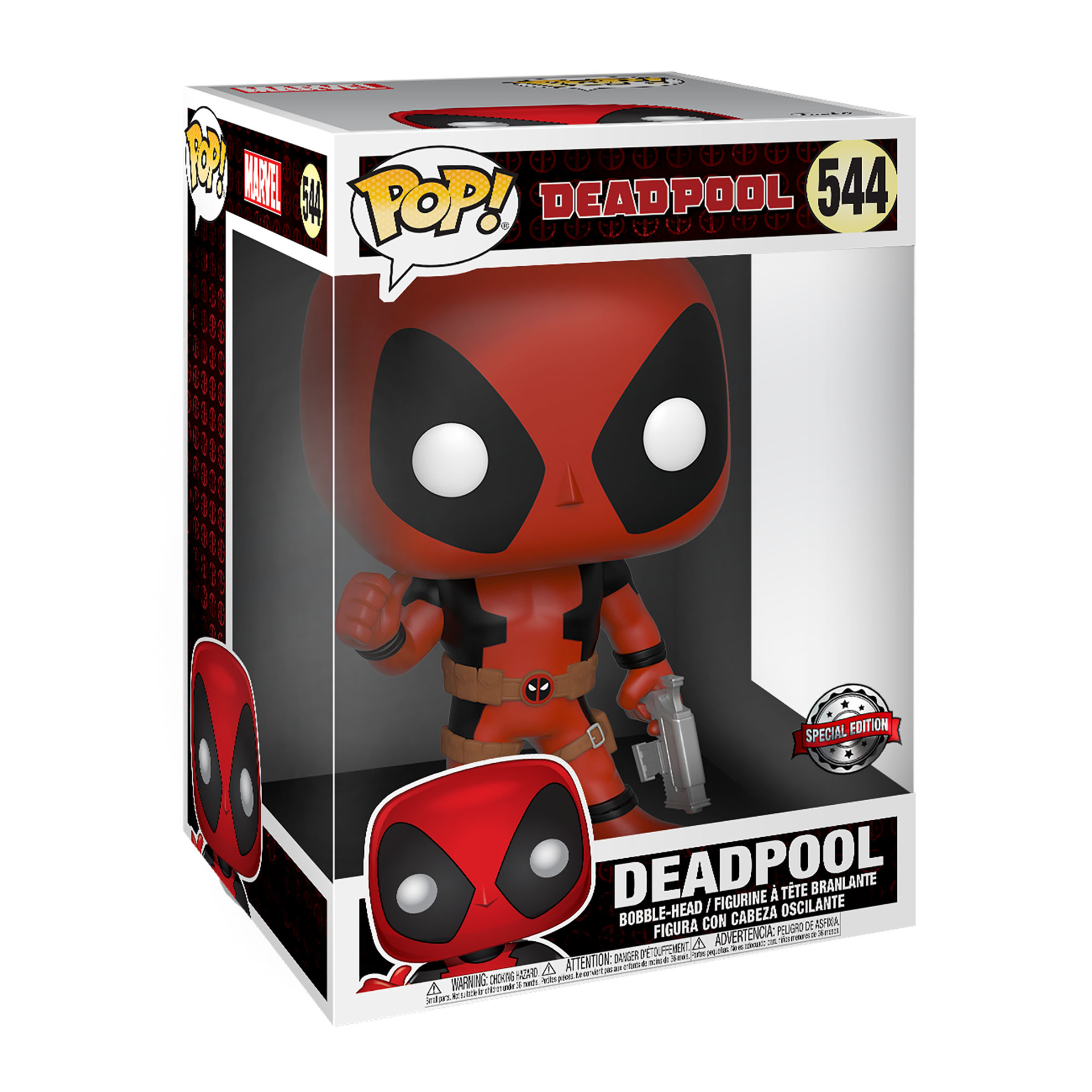 Funko Pop! Marvel: Deadpool Thumbs Up 10" (Red) - flash vidéo