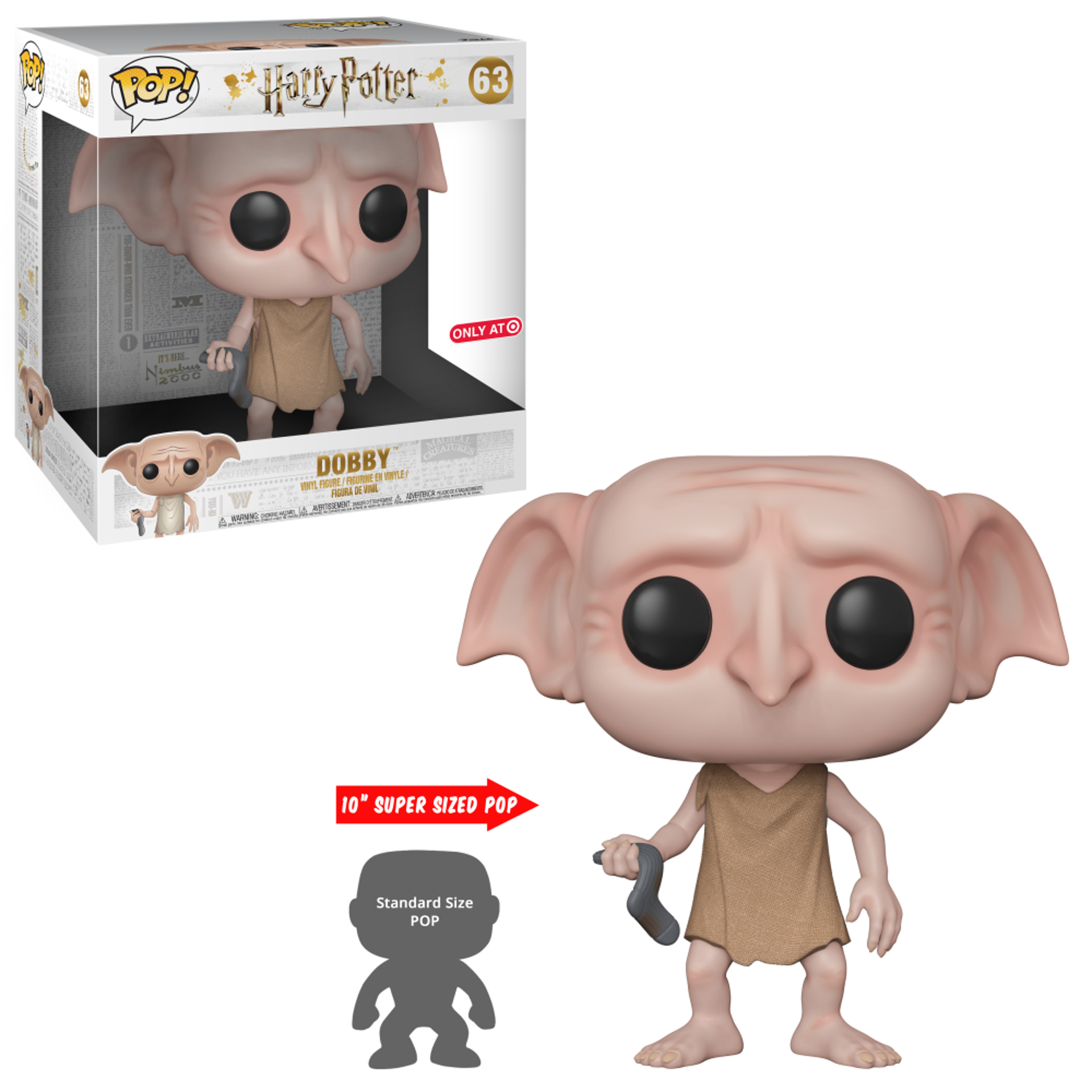 Funko Pop! Harry Potter Dobby 10" - flash vidéo
