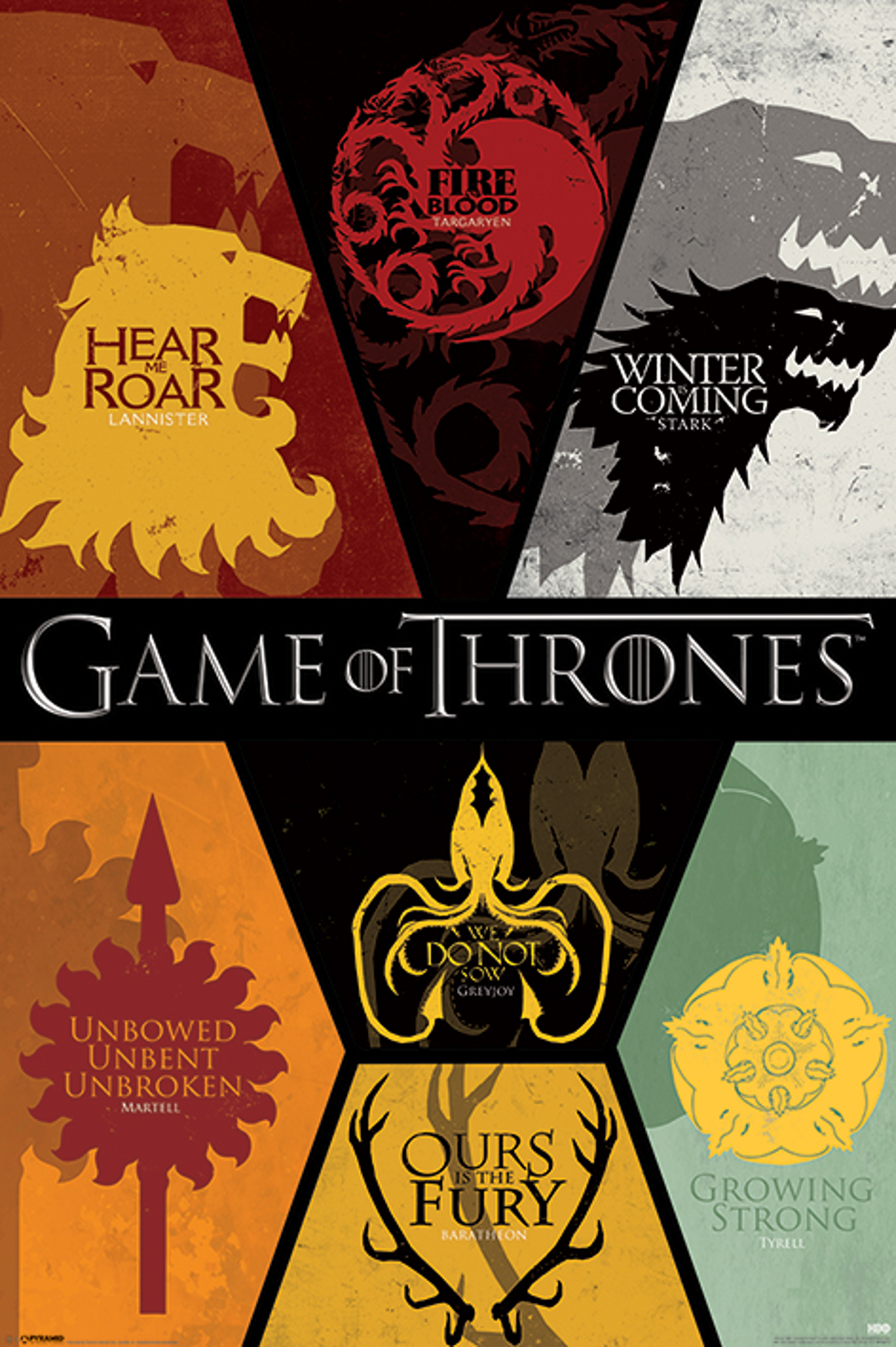 Game of Thrones - Maxi Poster Sceaux - flash vidéo