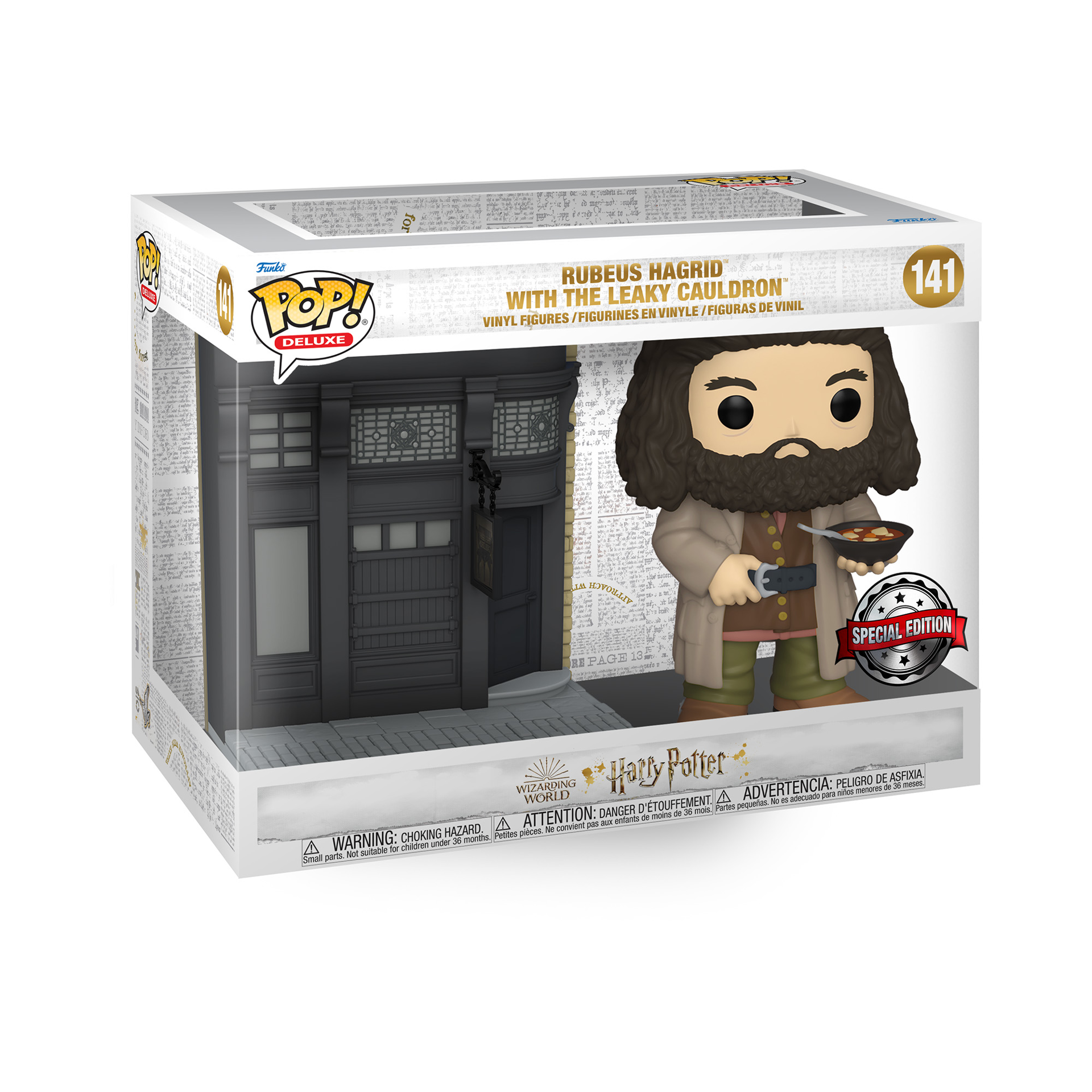 Funko Pop! Deluxe: Harry Potter - Rubeus Hagrid with The Leaky Cauldron - US Exclusive - flash vidéo