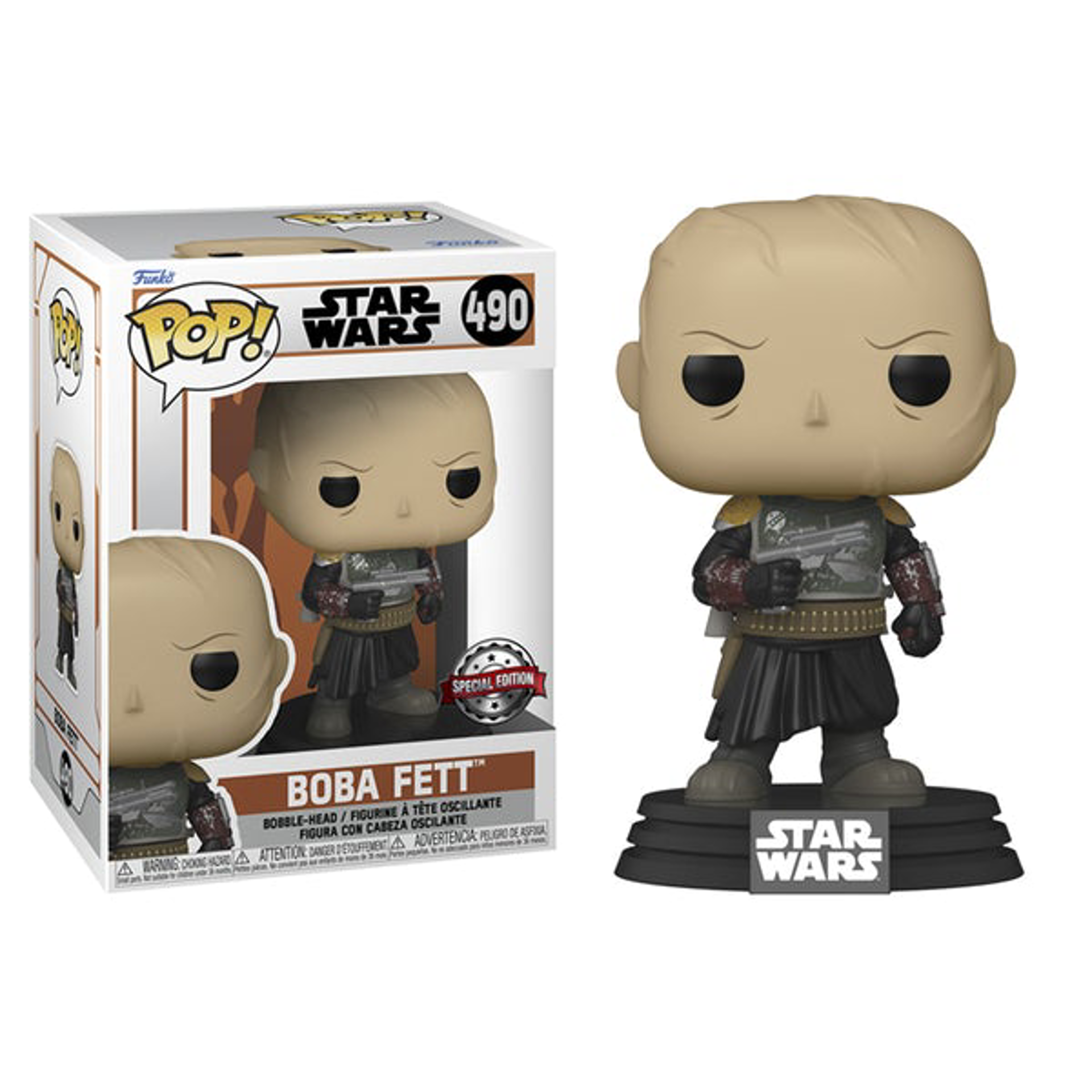 Funko Pop! Star Wars: Boba Fett (without Helmet) - US Exclusive - flash vidéo