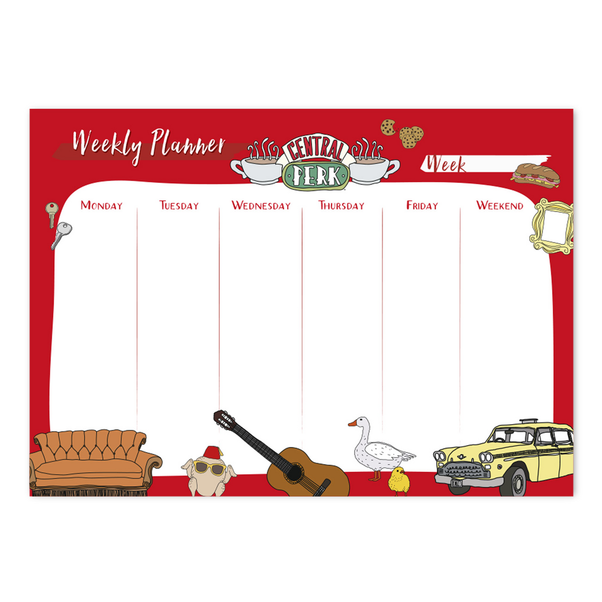 Friends - Agenda semainier A4