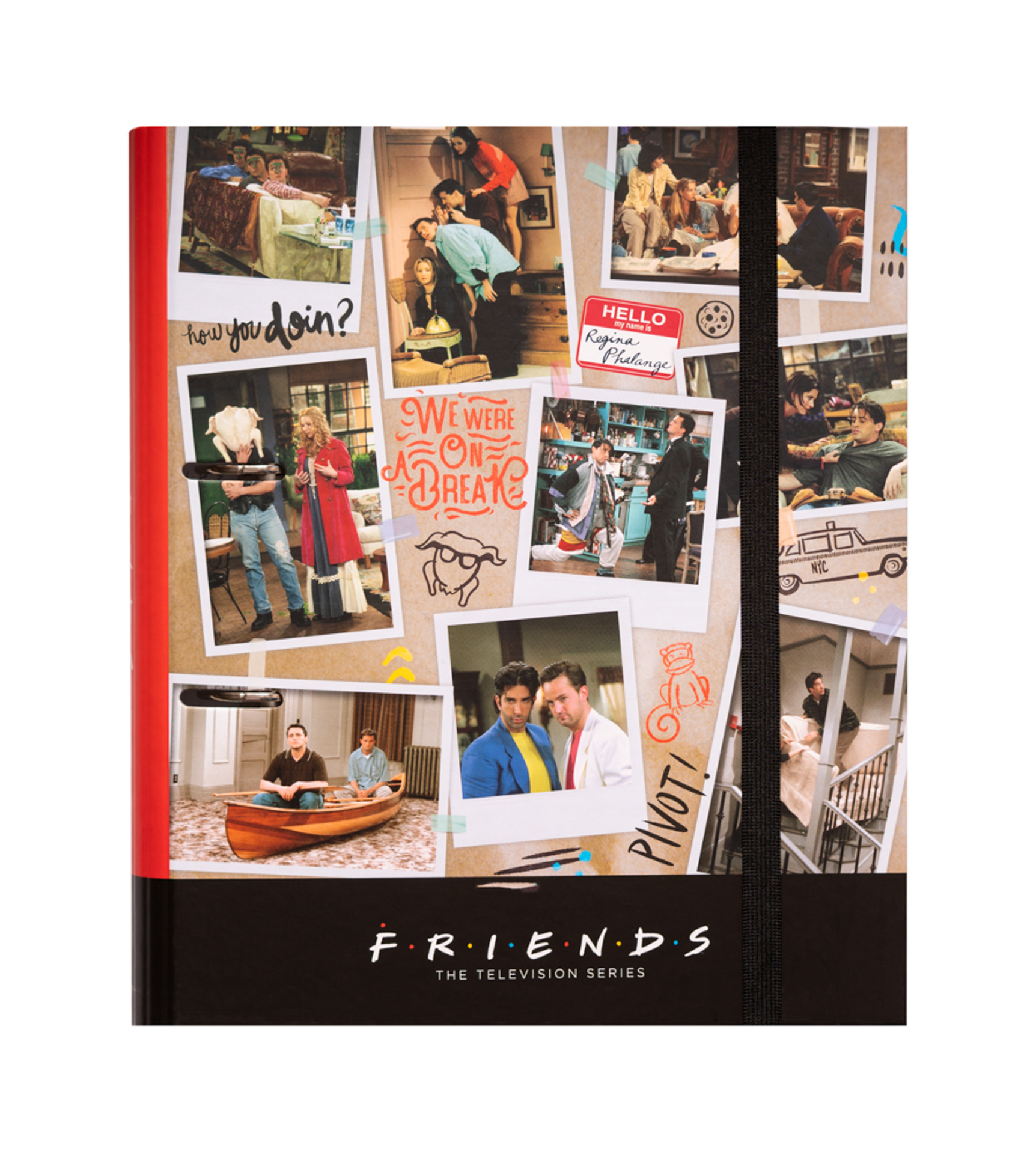 Friends - Classeur Premium à 2 anneaux avec élastique - flash vidéo