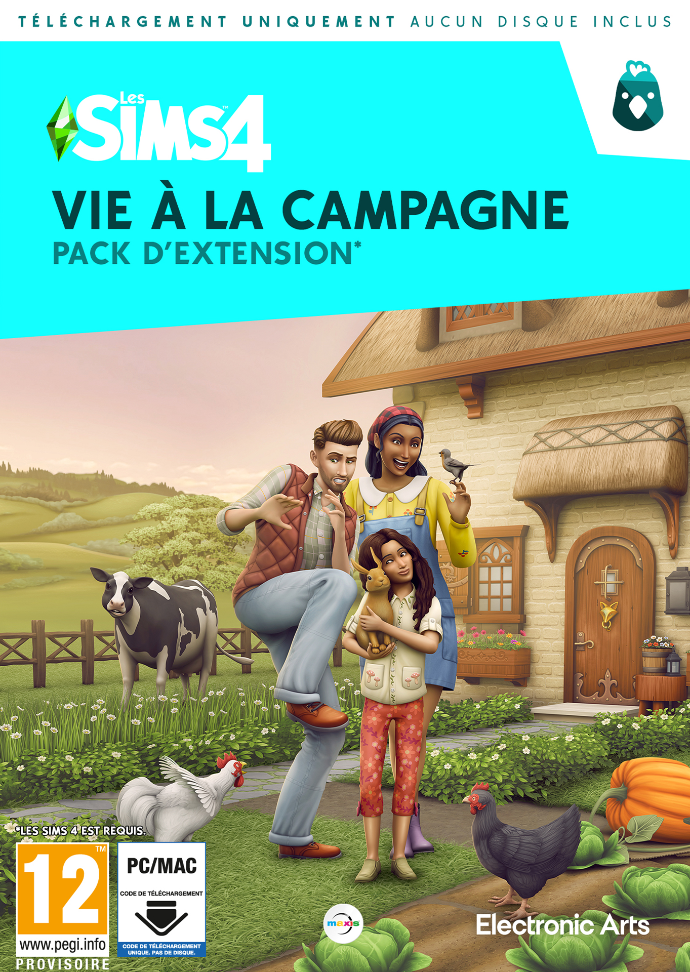 Les Sims 4 : Pack d'extension Vie à la Campagne (Code-in-a-box) - flash vidéo