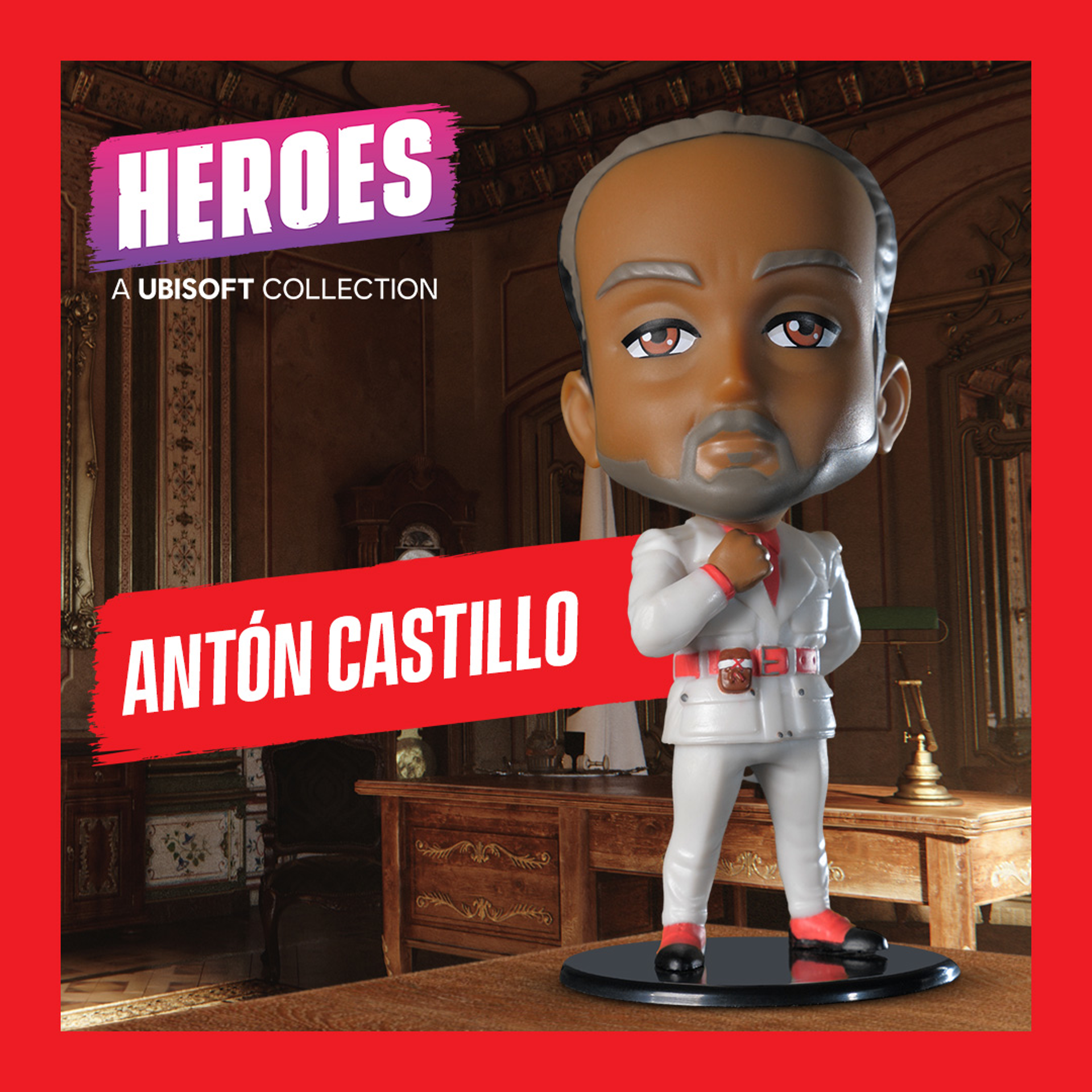 Ubisoft Heroes Series 3 - Far Cry 6 Antón Castillo Chibi Figure - flash vidéo