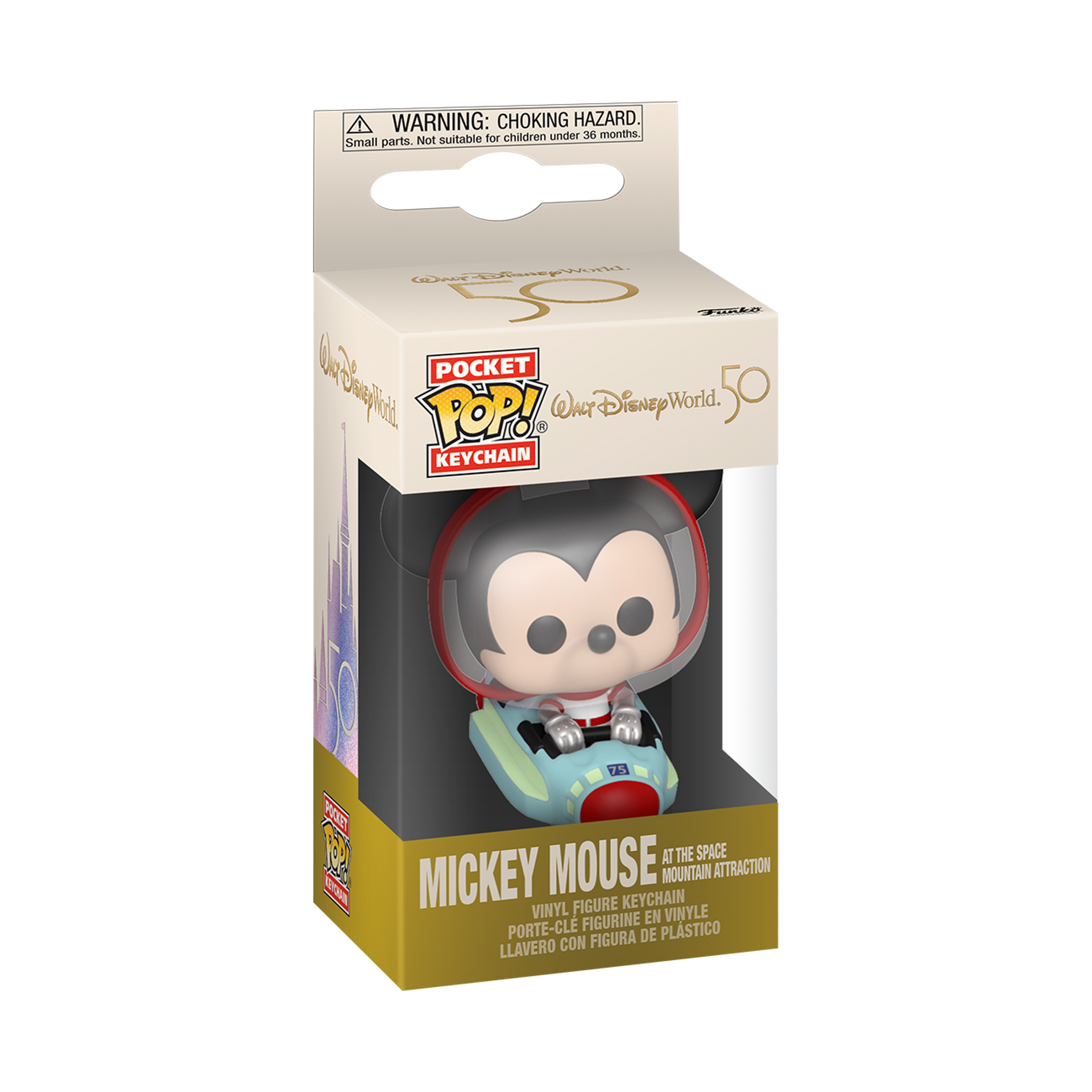 Funko Pocket Pop! Keychain: Walt Disney World 50th Anniversary - Mickey Mouse at the Space Mountain Attraction - flash vidéo