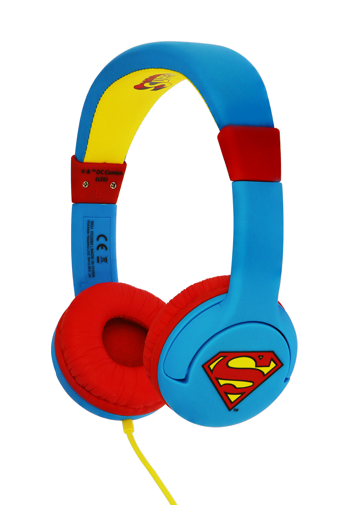 Superman - Casque audio Man of Steel pour enfants - flash vidéo