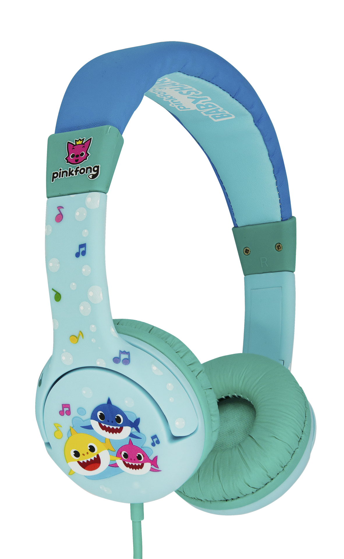 Baby Shark - Casque audio Famille pour enfants - flash vidéo