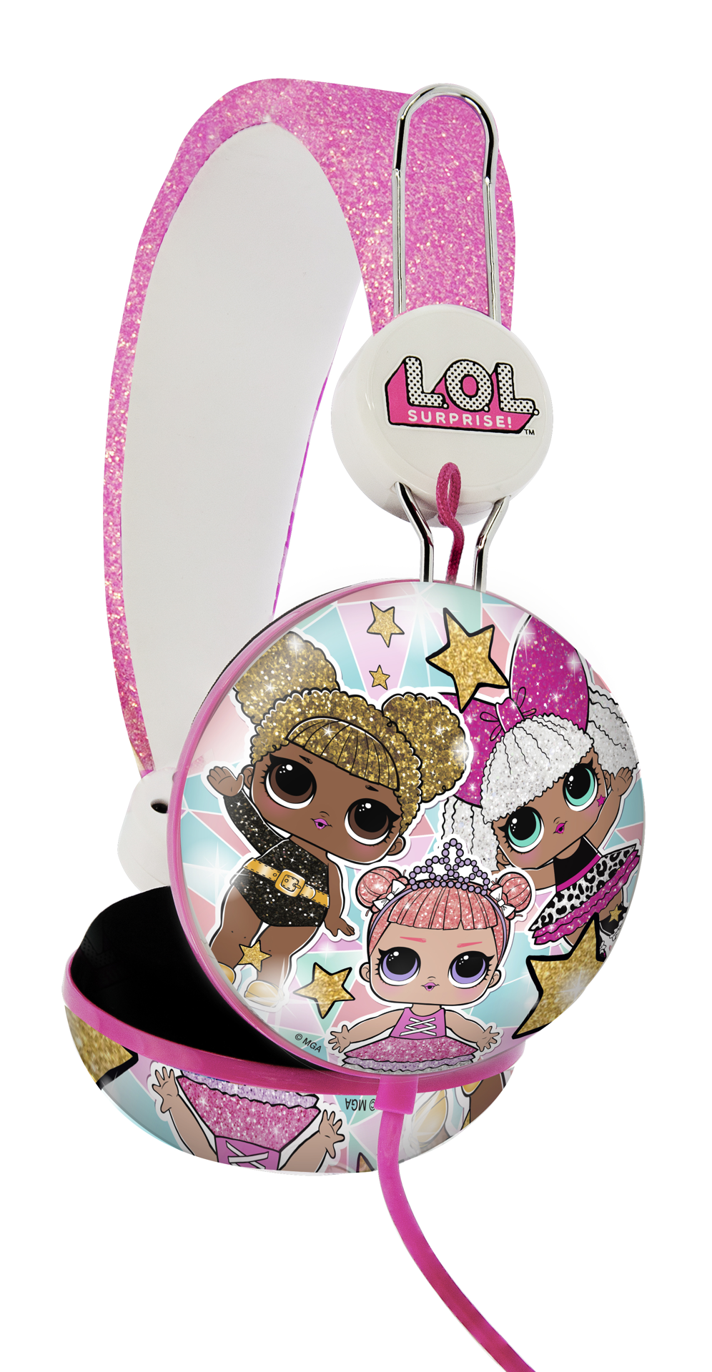 L.O.L. Surprise! - Casque stéréo Glamour à paillettes pour adolescents - flash vidéo